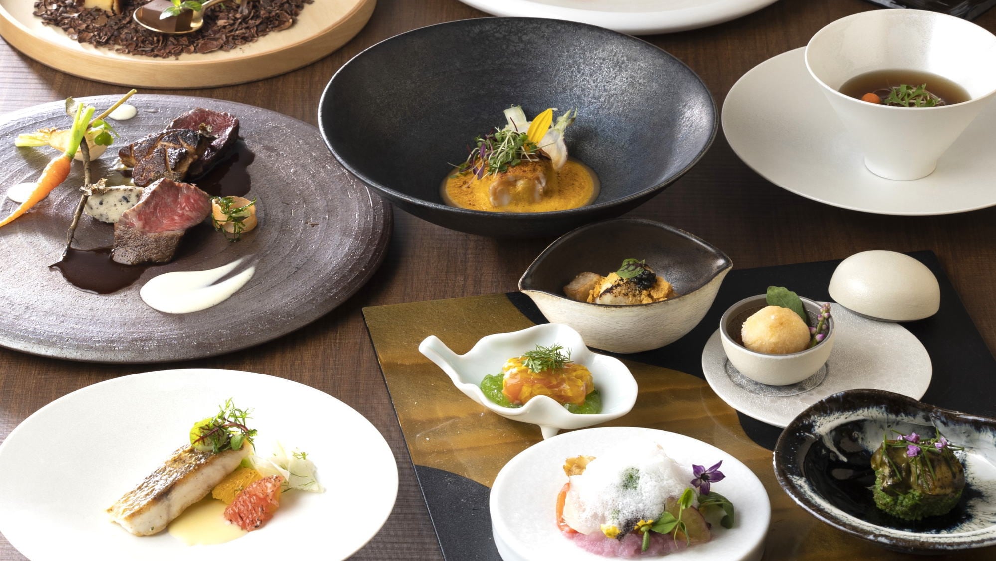 【冬季法式懷石料理】精選食材精心烹調的奢華法式料理 *圖片。