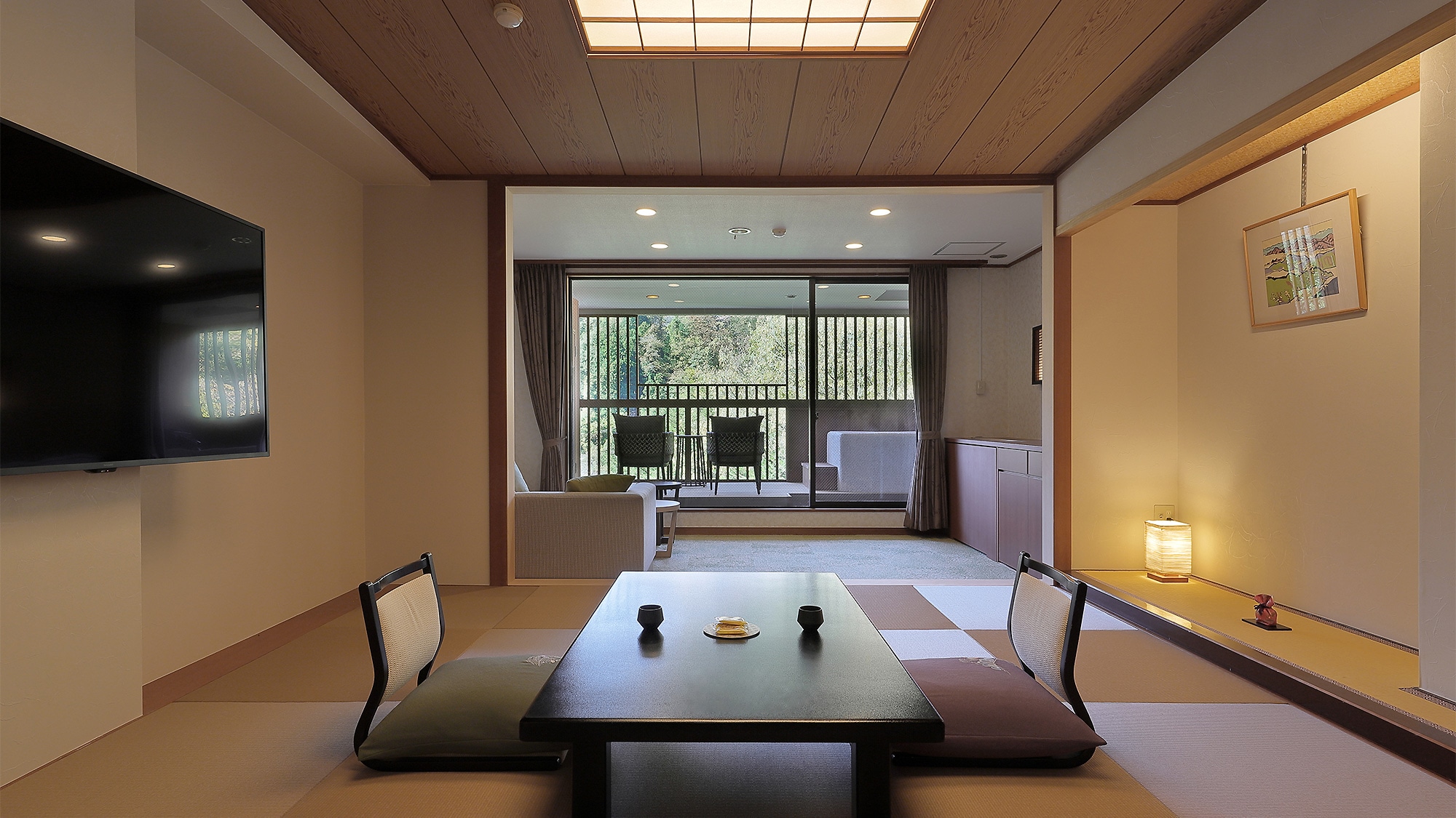 [Dibuka pada Desember 2020] Kamar bergaya Jepang-Barat dengan pemandian terbuka “Yuzuri no Ma”