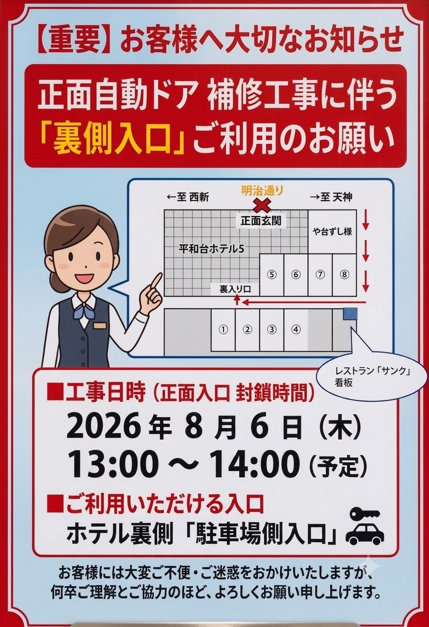 自動ドア改修