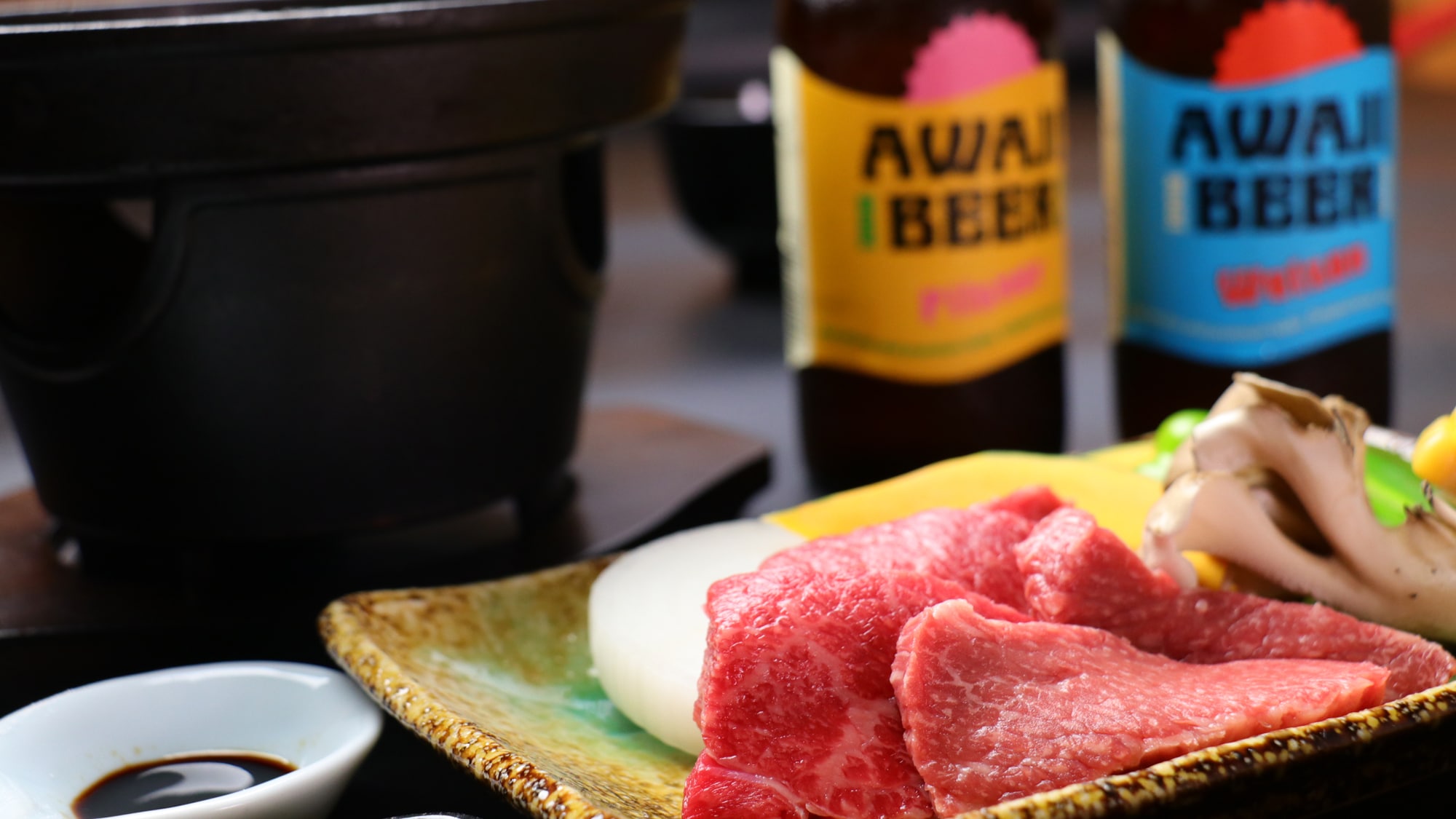 [Dinner - Awaji beef sukiyaki]