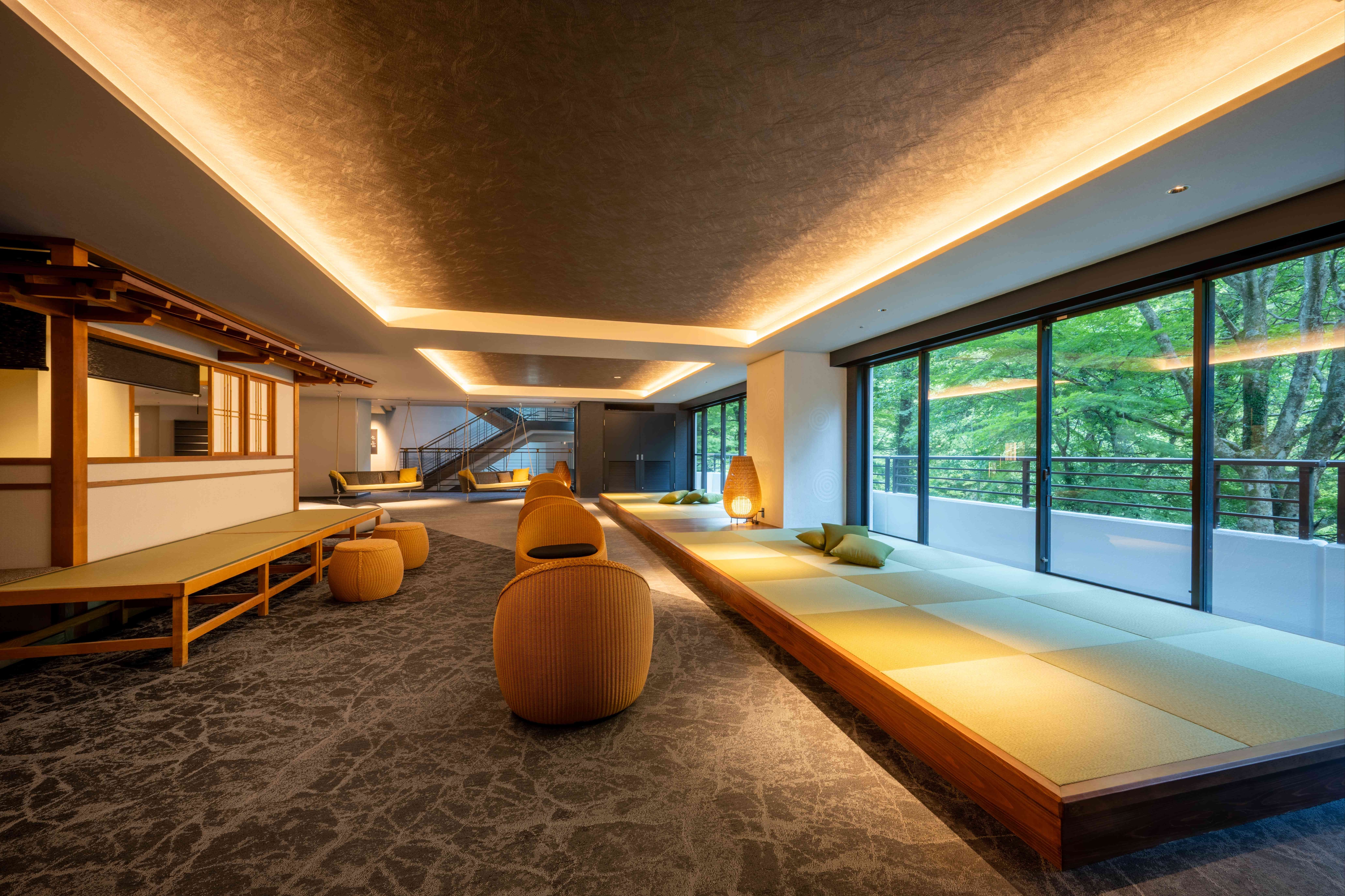 After-bath rest area