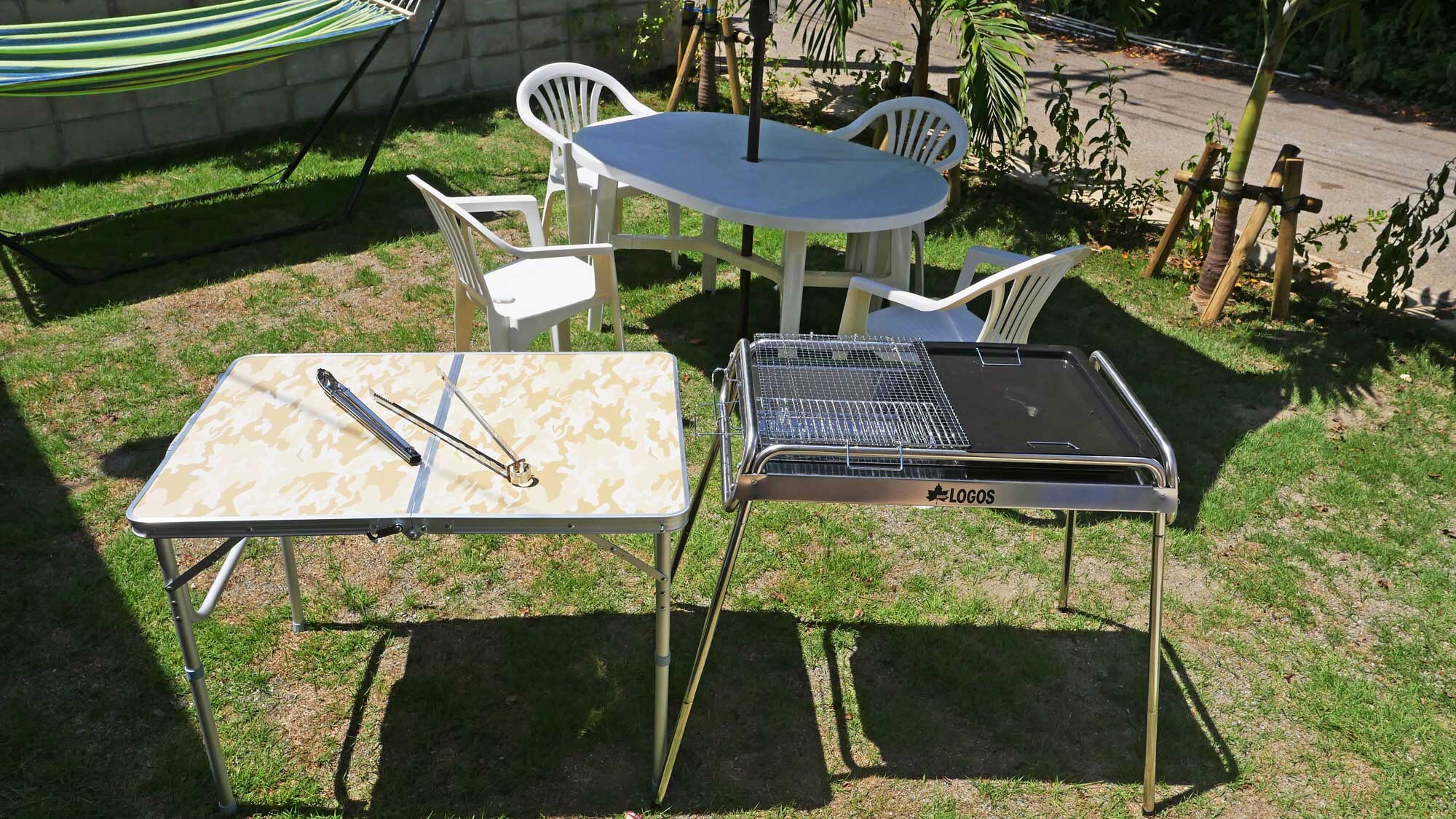 [BBQ set] Enjoy in the garden space ♪