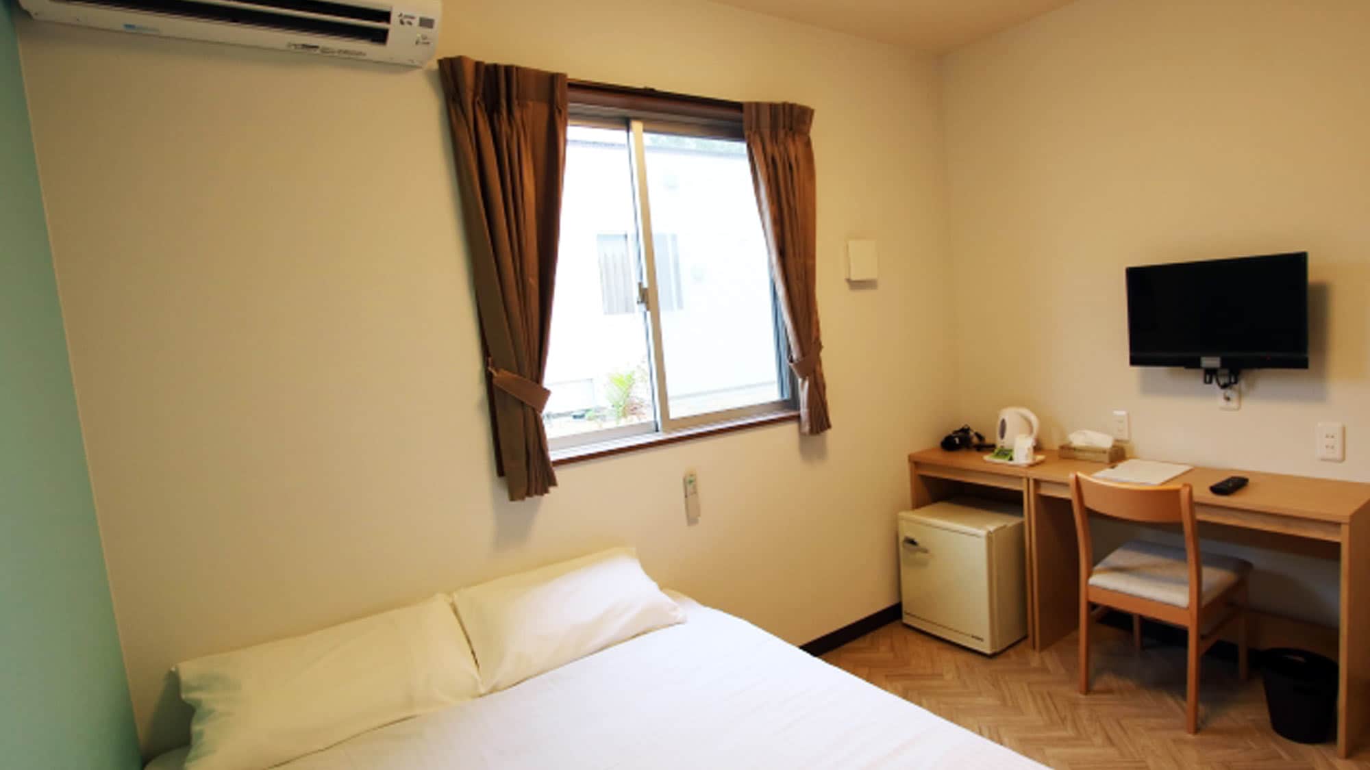 *Standard double (example): A room with one double bed and a unit bath.