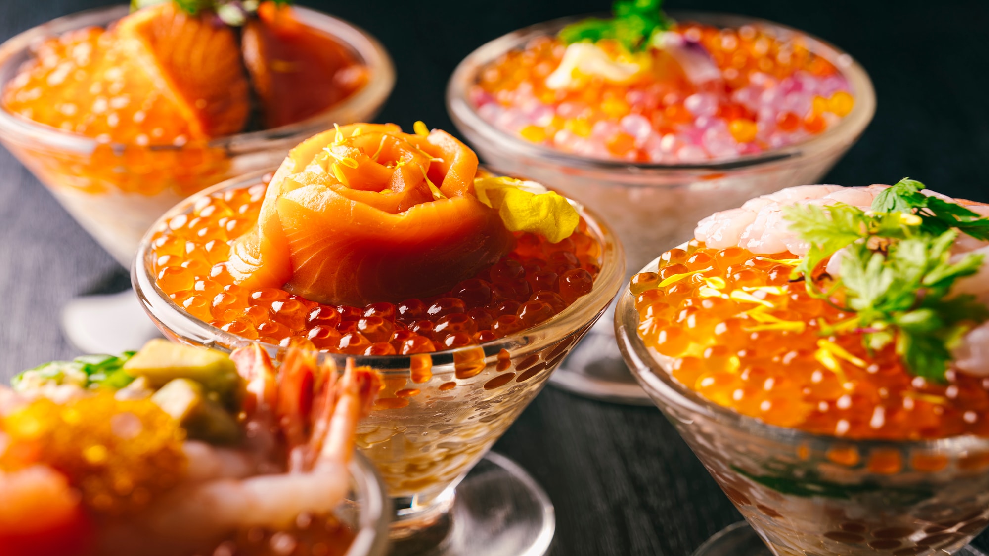 “杜鵑花”自助早餐。原味海鮮凍糕