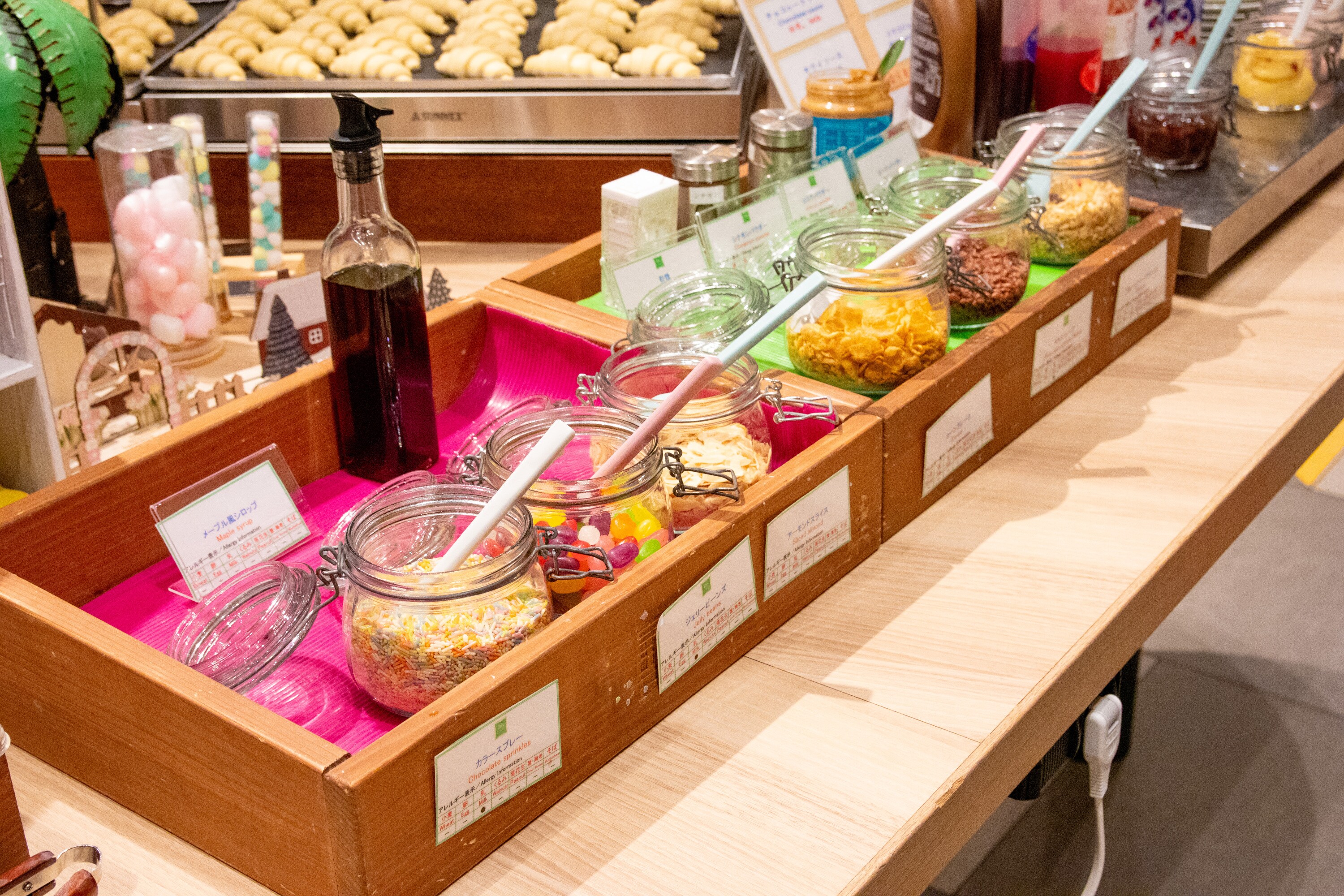 An example of a breakfast buffet