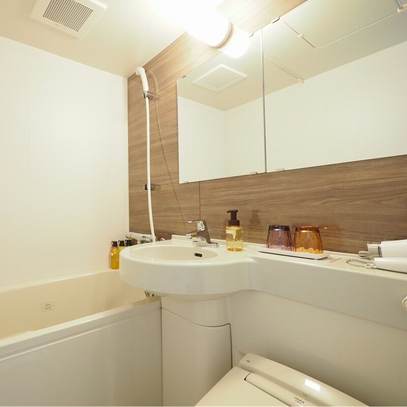 Guest room bathroom