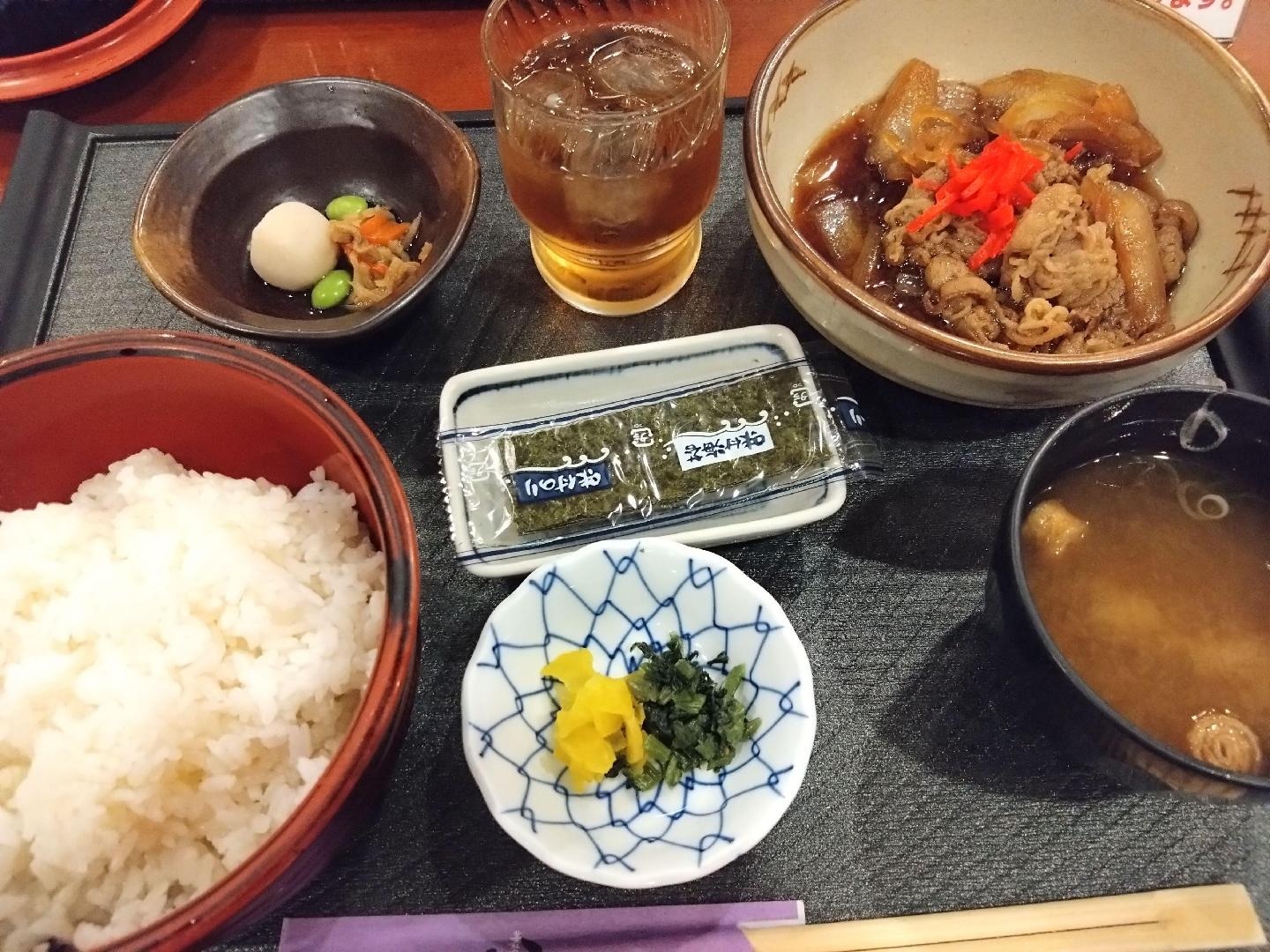 ふじの花 ぎゅう皿定食 (ご飯大盛り).JPG