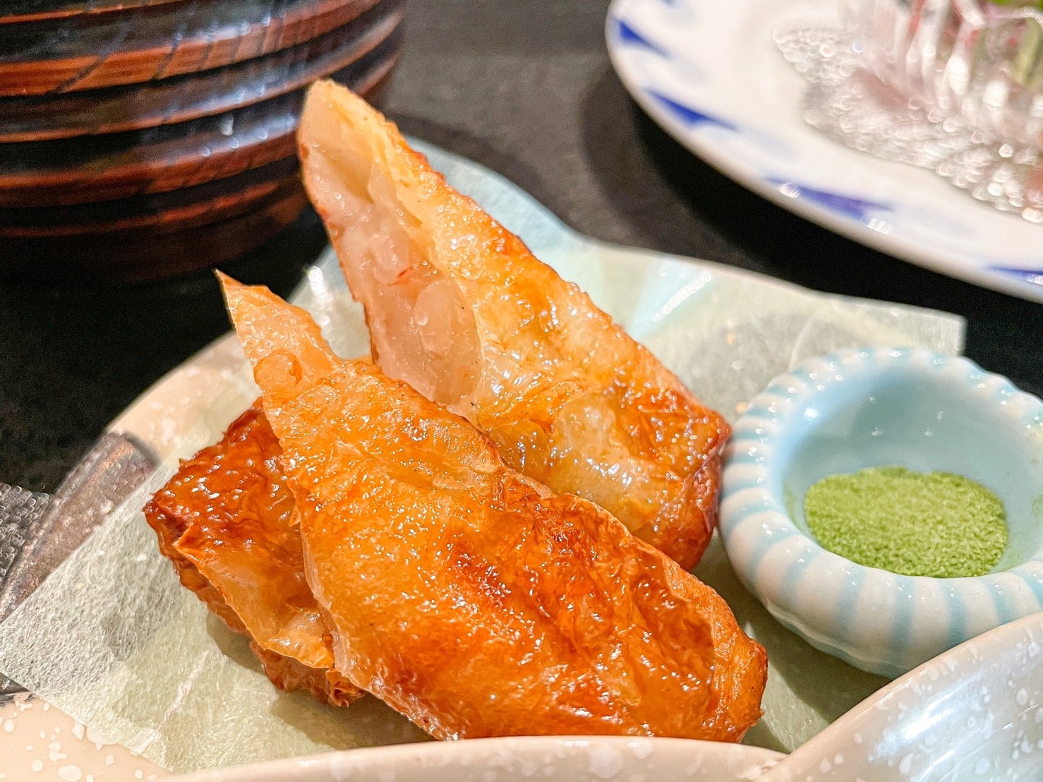 Tôm chiên giòn bọc sữa đậu nành