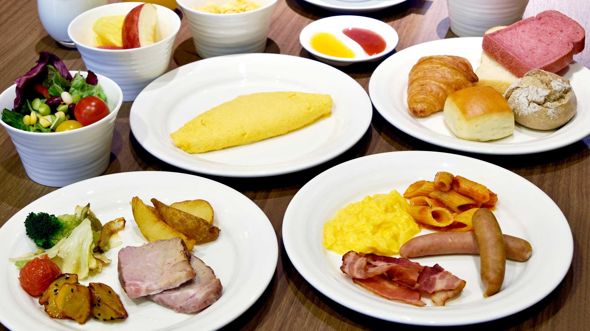 [Breakfast] Morning buffet with a wide selection of dishes (Western food example) *6:30-9:30 (last orders 9:00)