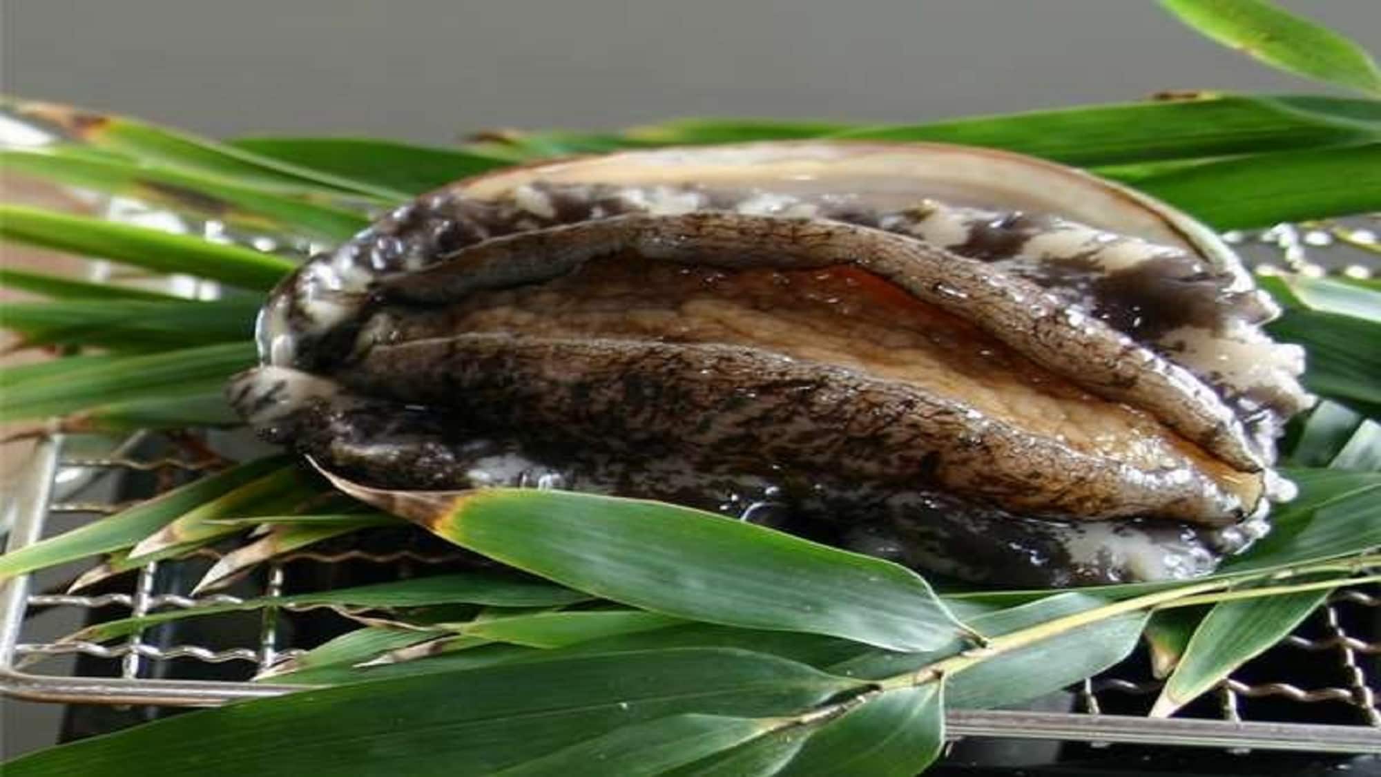 Bake in front of you! Abalone dance grill