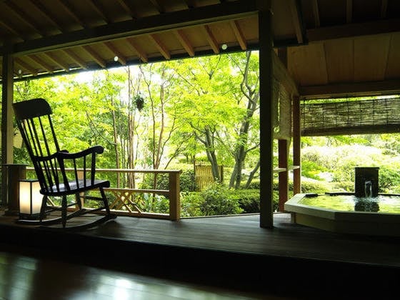 [Individual pavilion] Open-air bath / garden suite (Japanese-style room or Japanese-Western style room)