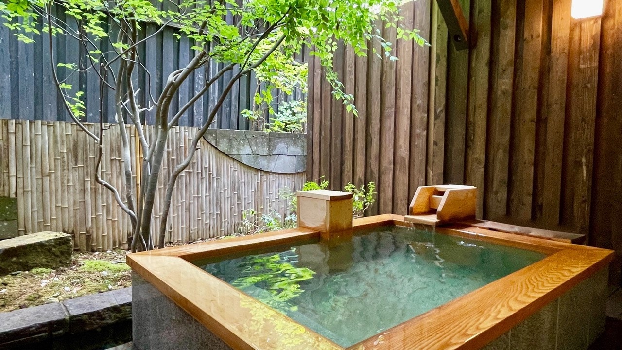 [Phong cách Nhật Bản-Tây Âu có bồn tắm ngoài trời, diện tích 60m2]