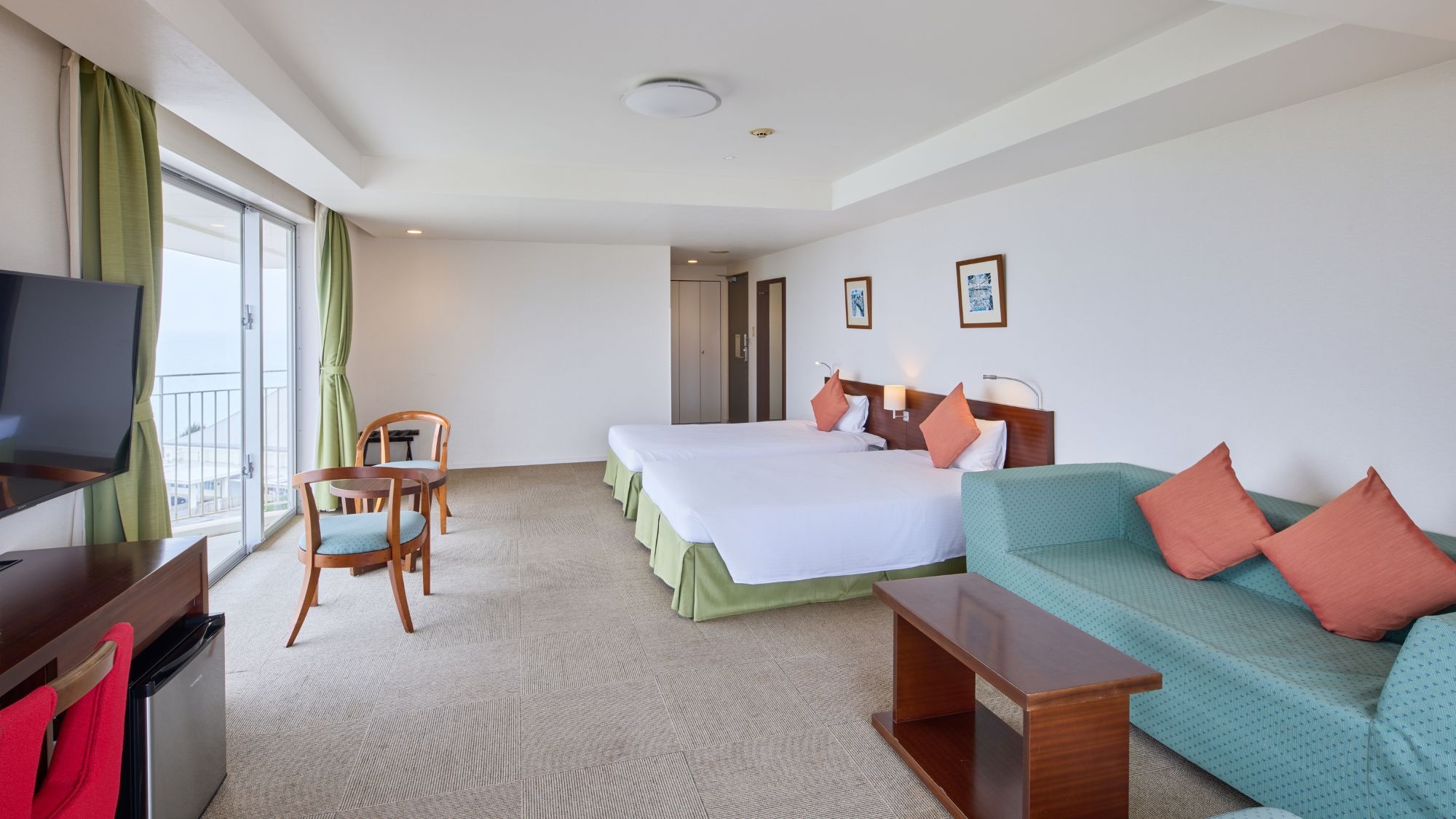 [Field Park Tower] Executive Ocean Kamar mewah dengan pemandangan indah. (Kamar mandi dan toilet terpisah)