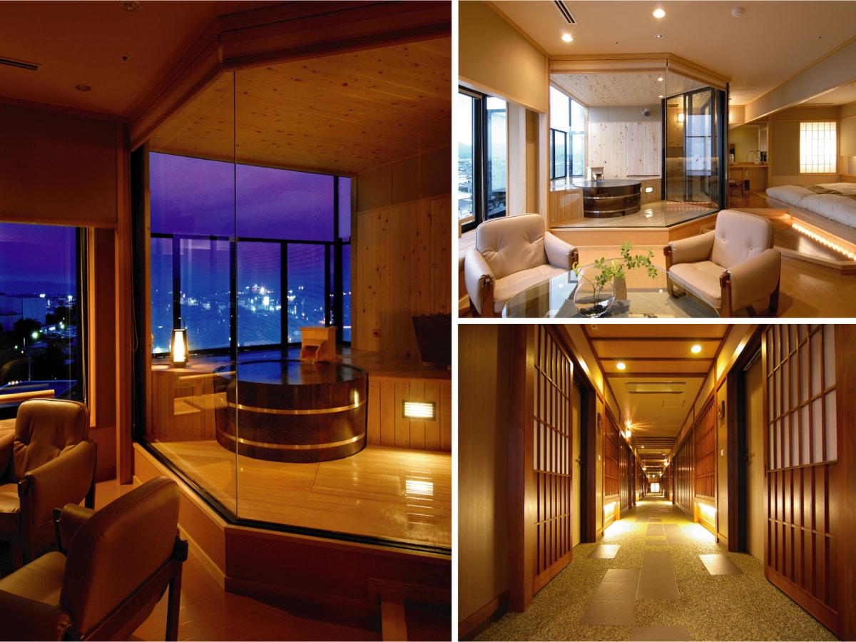 [Non-smoking] <Seasonal Hana> Western-style suite with hot spring open-air bath