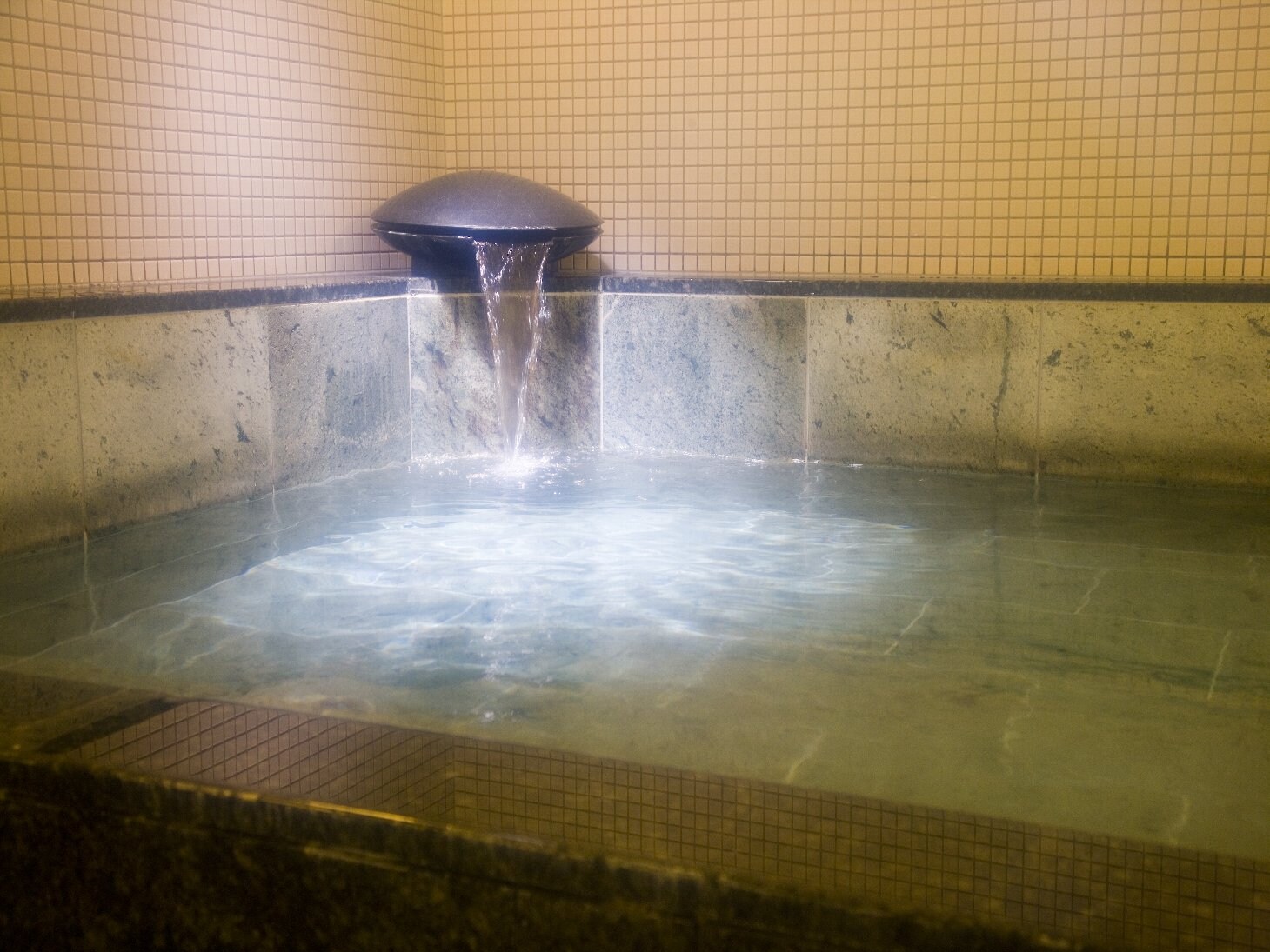 Large communal bathtub