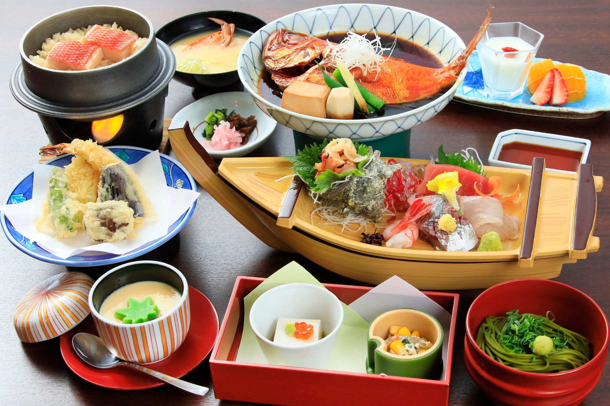 <Ví dụ về bữa tối theo kế hoạch nâng cấp> Món cá "Koganeme ninh trong bát"