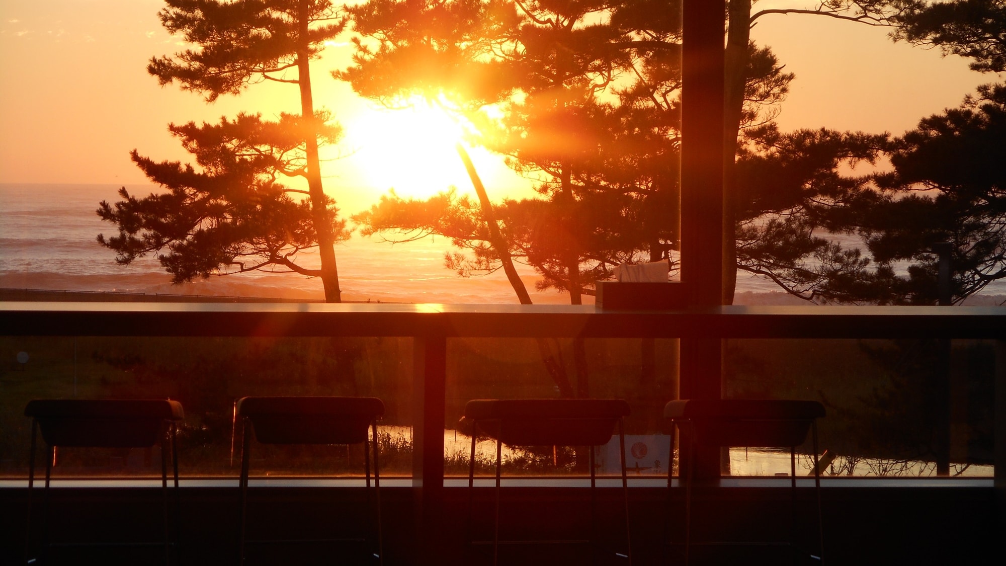 *Enjoy a moment of bliss as you relax and watch the beautiful sunset from the lounge.
