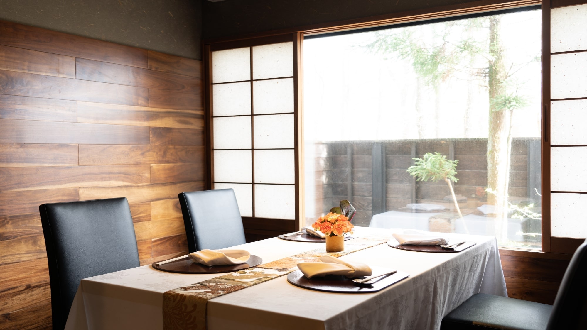 [Private dining room]