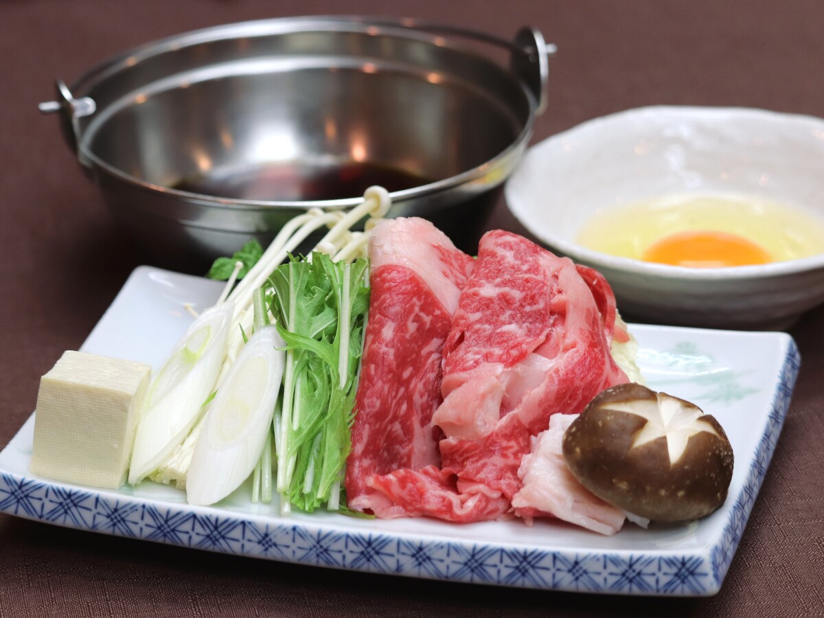 Shinshu beef sukiyaki