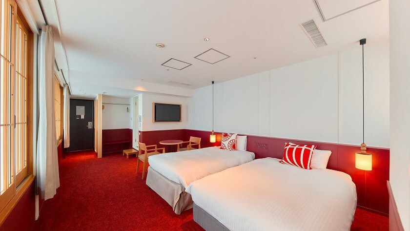 Deluxe Twin - Konsep Menara Kyoto - Contoh 30㎡ (Bebas Rokok).