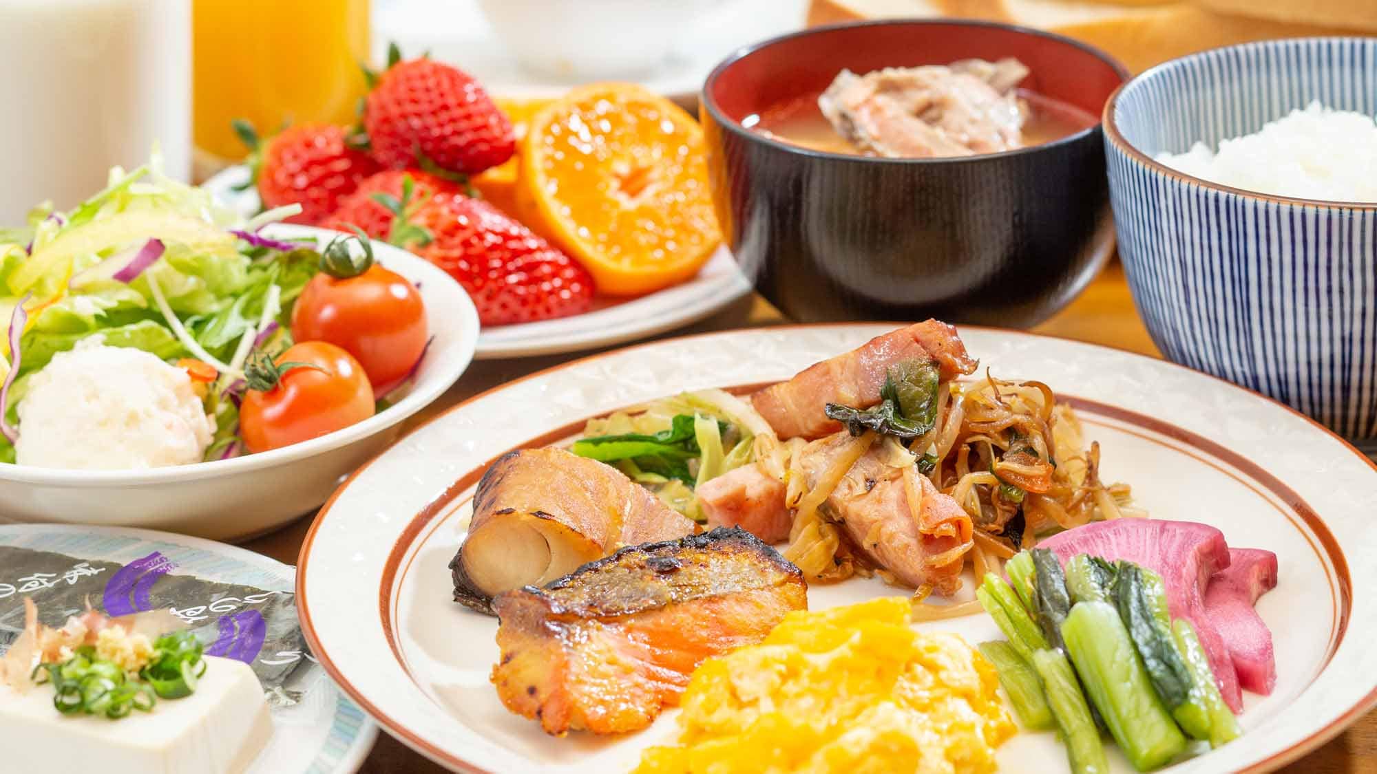 *Breakfast/Popular buffet♪ Enjoy as much as you like of whatever you like! (Example of breakfast)