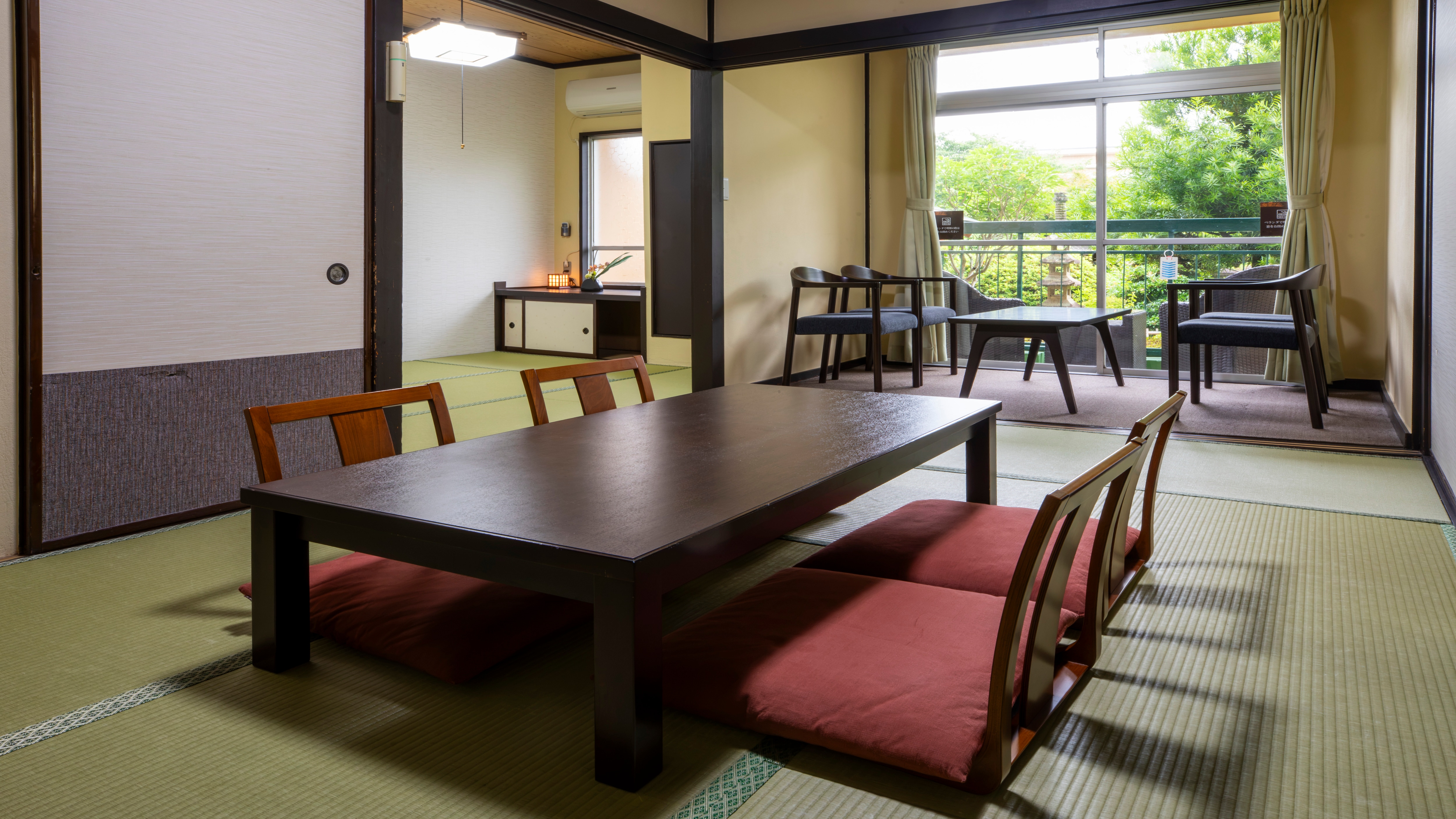 [Semi-Special Room | 1st Floor - B2 with Hinoki Indoor Bath] Japanese-style room - 44㎡ Smoking permitted on the balcony