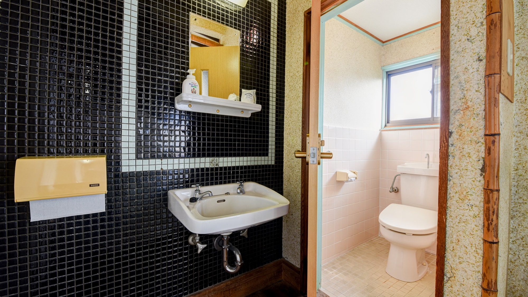 * [Group Japanese-style room-washroom-] To avoid inconvenience, each room is equipped with a toilet.