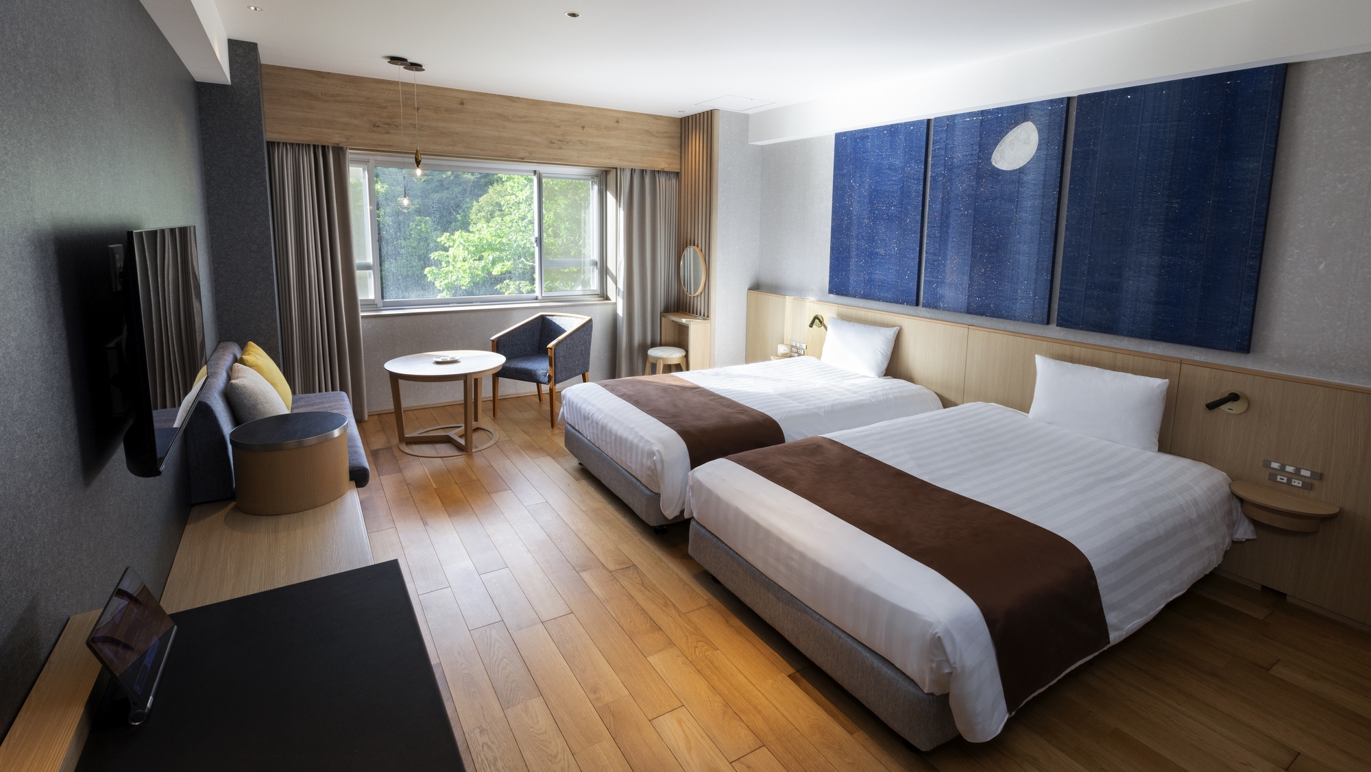 【슈페리어 트윈】 심플하고 차분한 방. 거주성의 높이도 매력