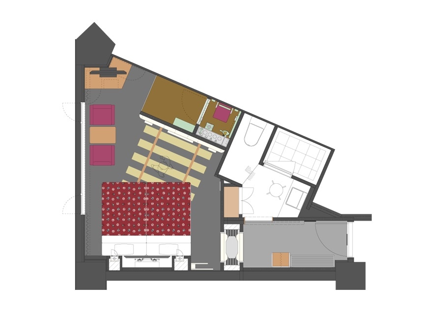 Fujikyu Line room layout