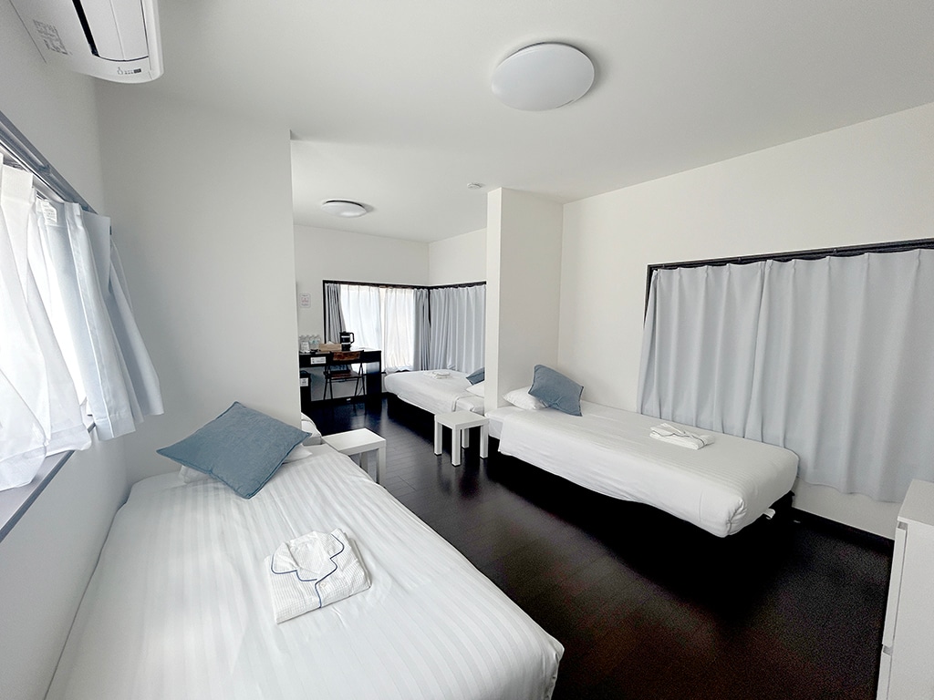 ・[For 210 group] The bedroom will be a triple room with a single bed in the adjacent room.