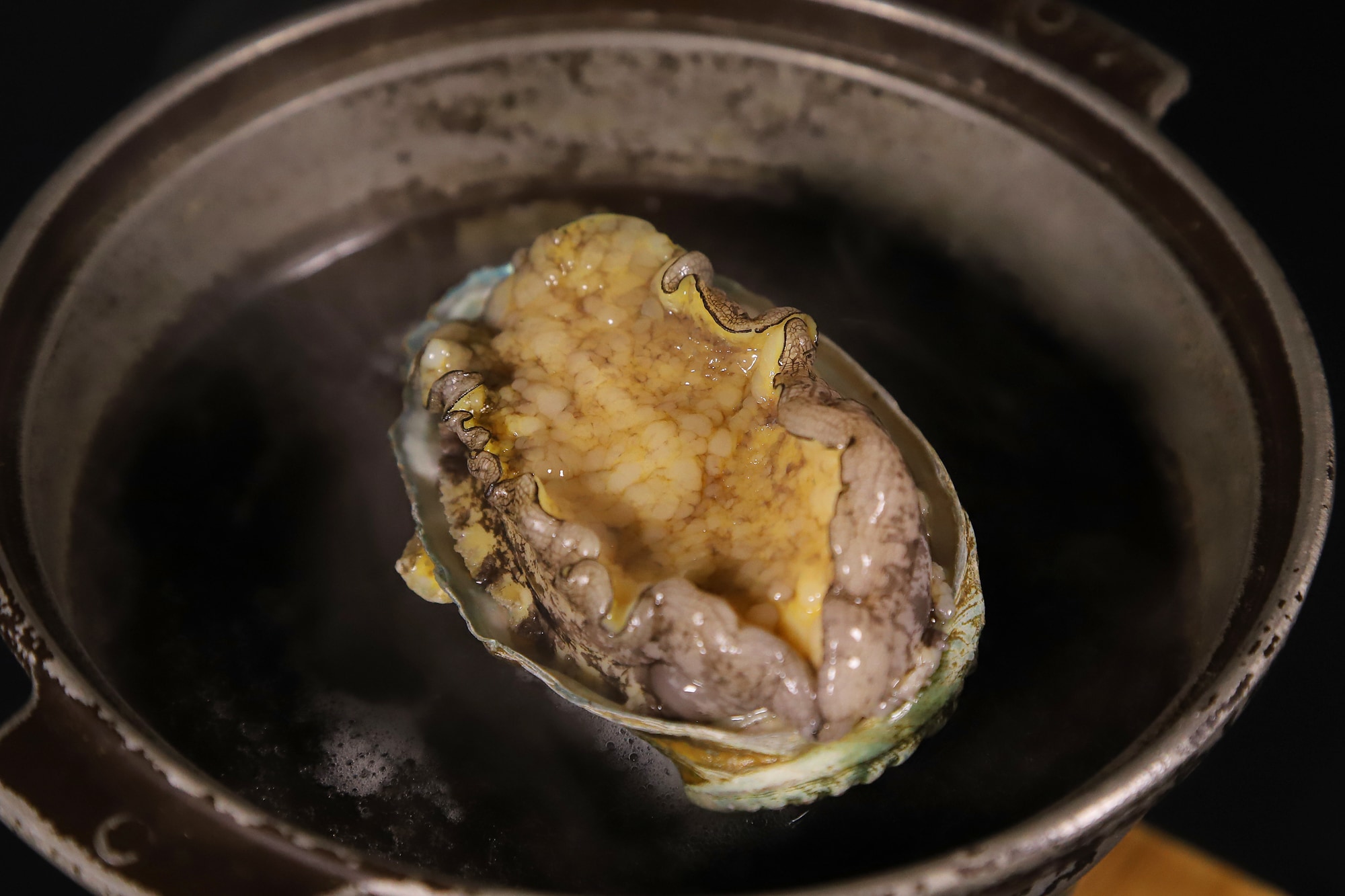 Steamed abalone