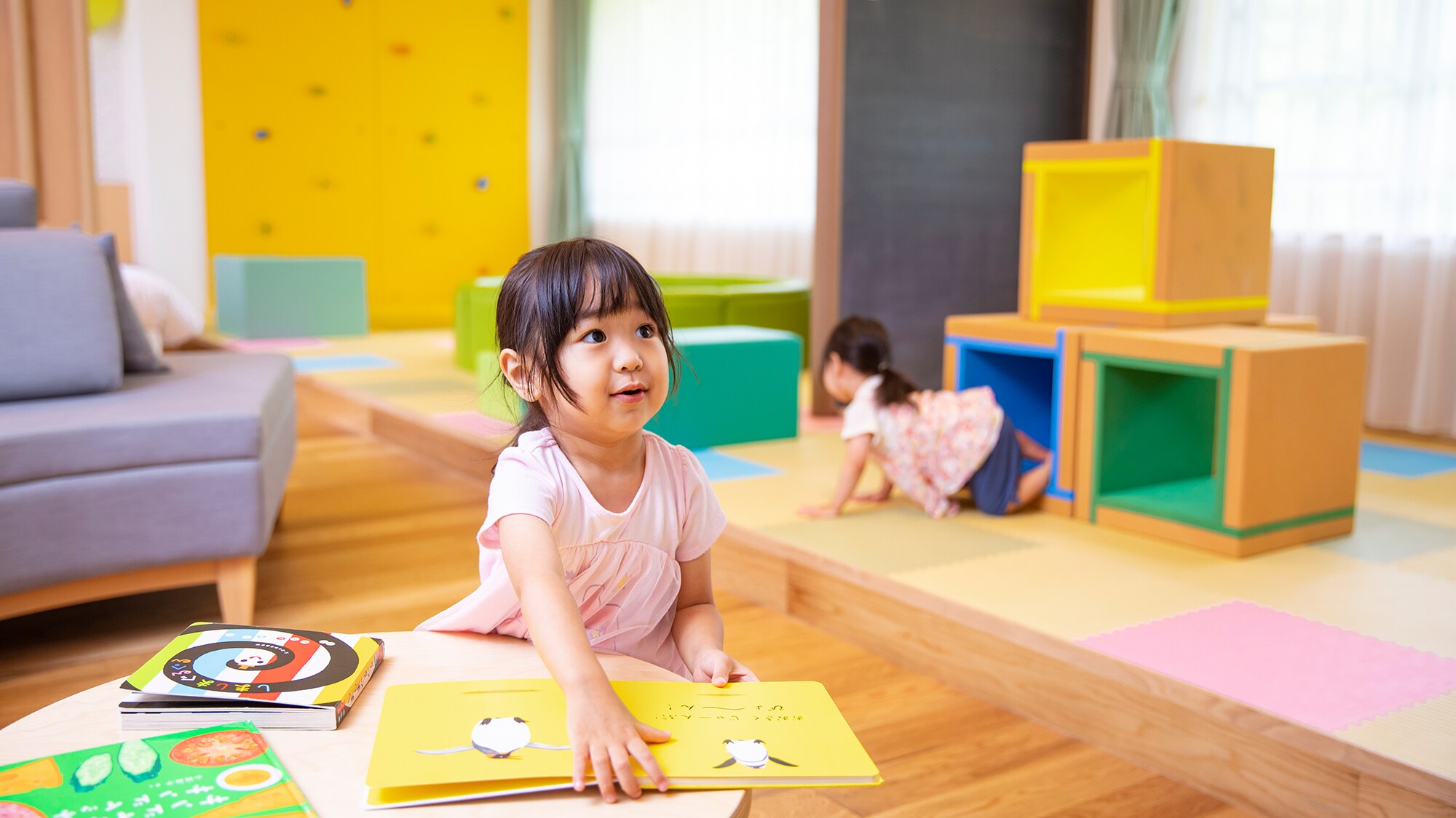 [Kids Special Room] Kids space can be used as it is! Parents can also relax and watch over.