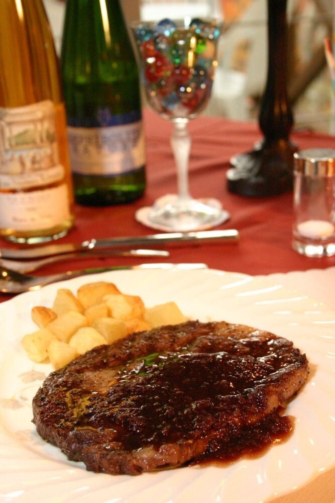 Main meat dish: Ribeye beef steak