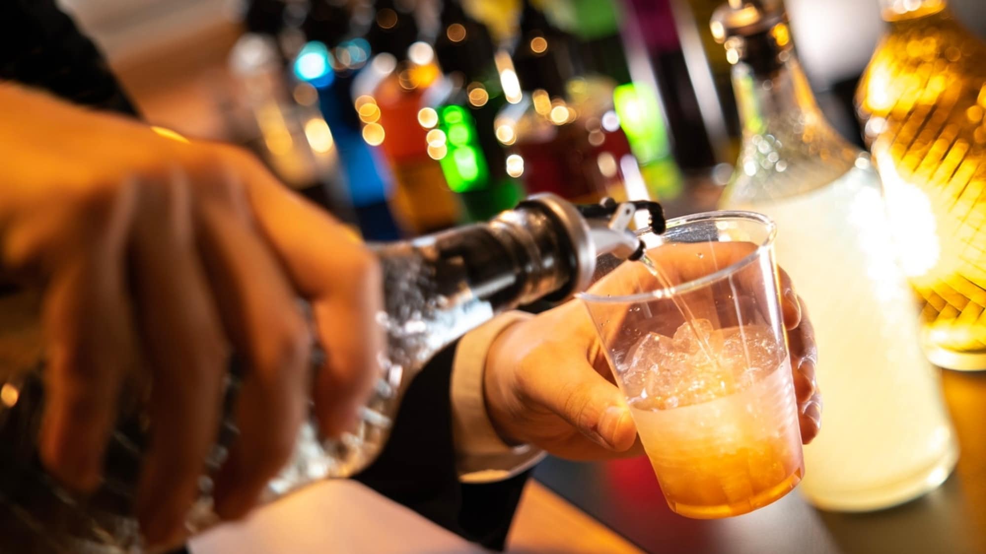 Cocktail hour is held in the lounge