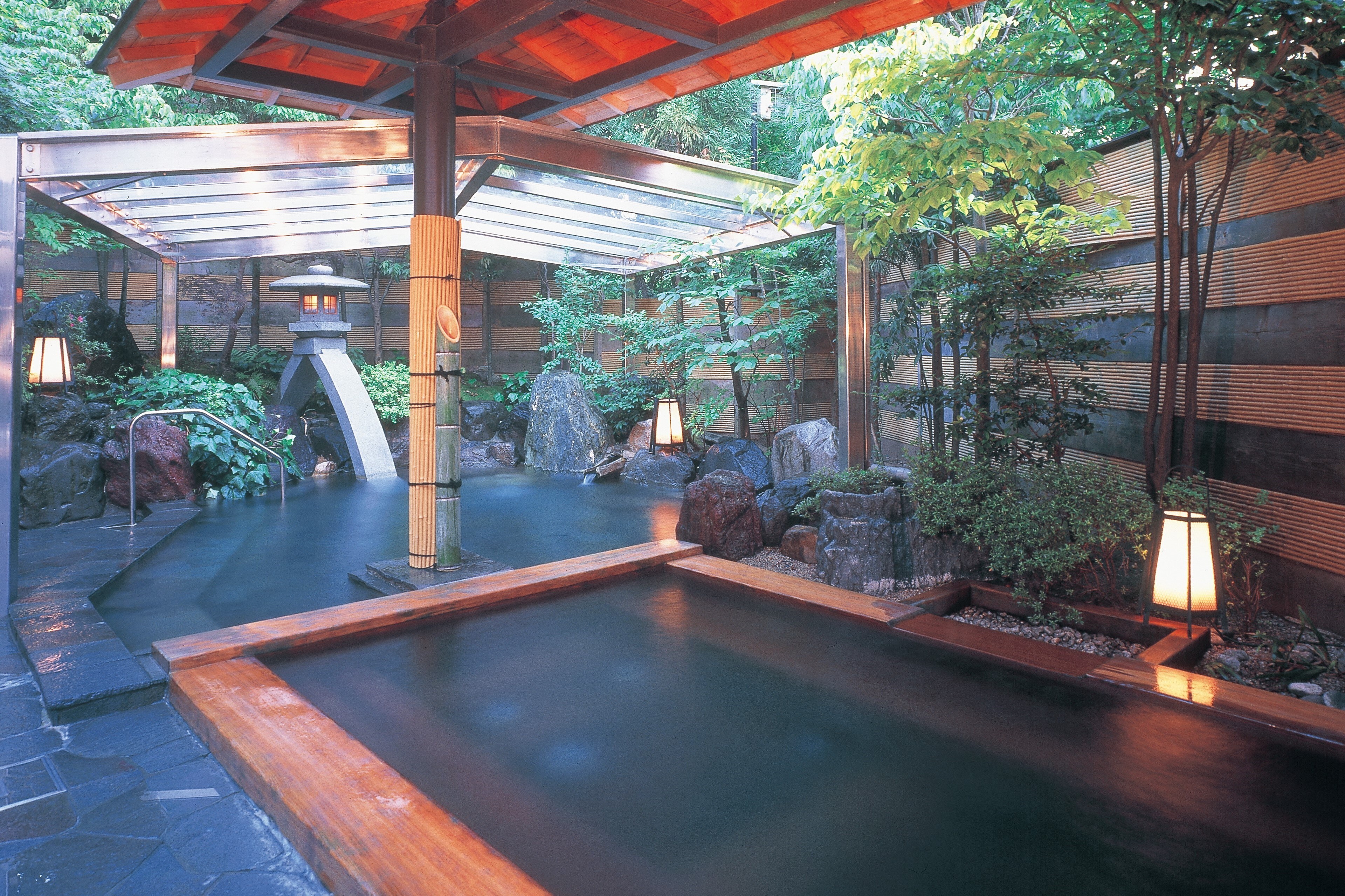 [Open-air bath] Tonokata Garden open-air bath