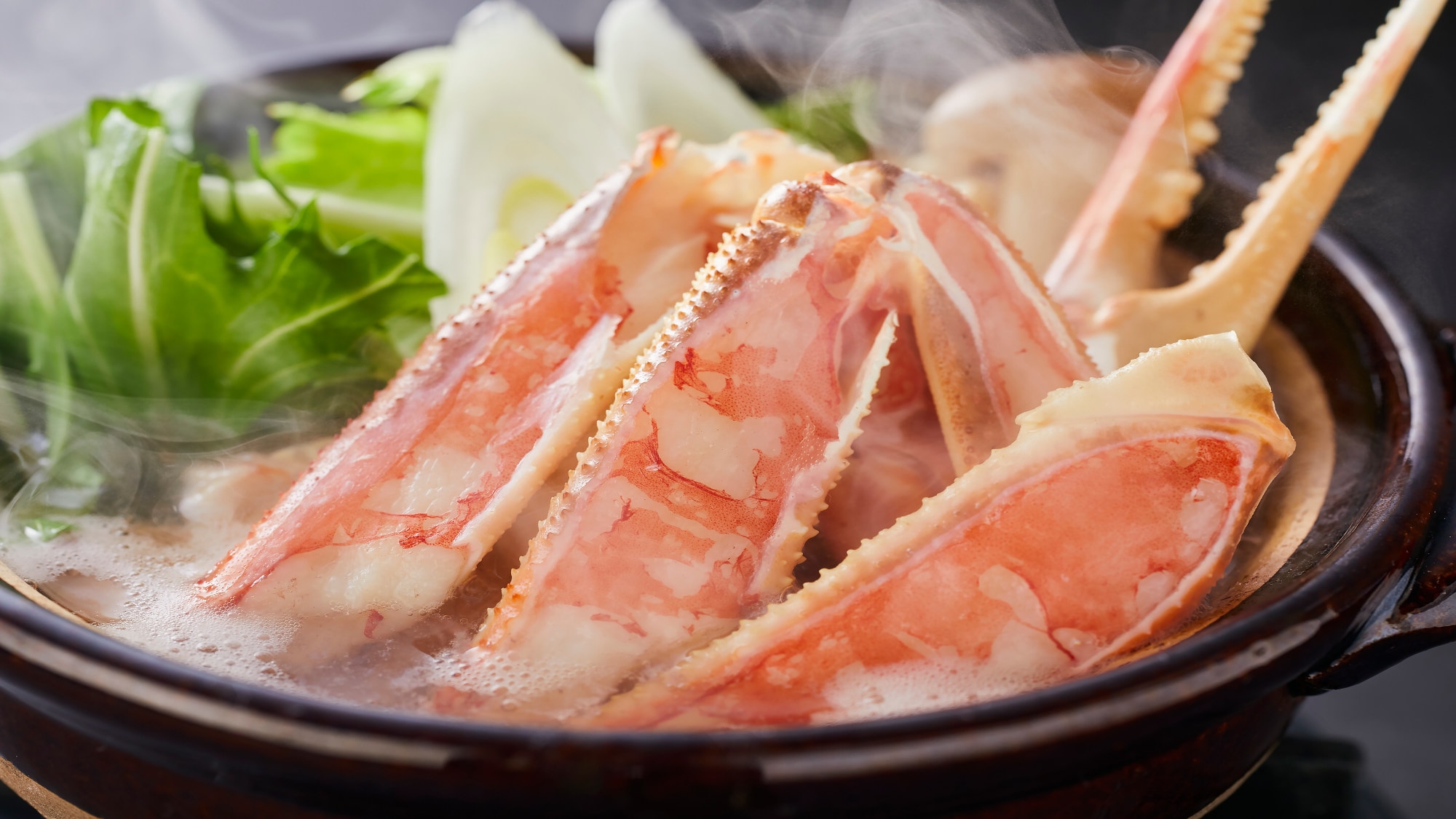 【特别怀石料理套餐/螃蟹盛宴】夏季（2026年6月-8月）主菜：螃蟹火锅