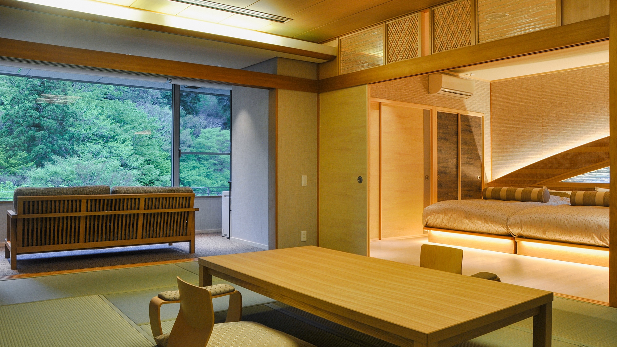 Kamar bergaya Jepang-Barat "alami" (Kamar 501)