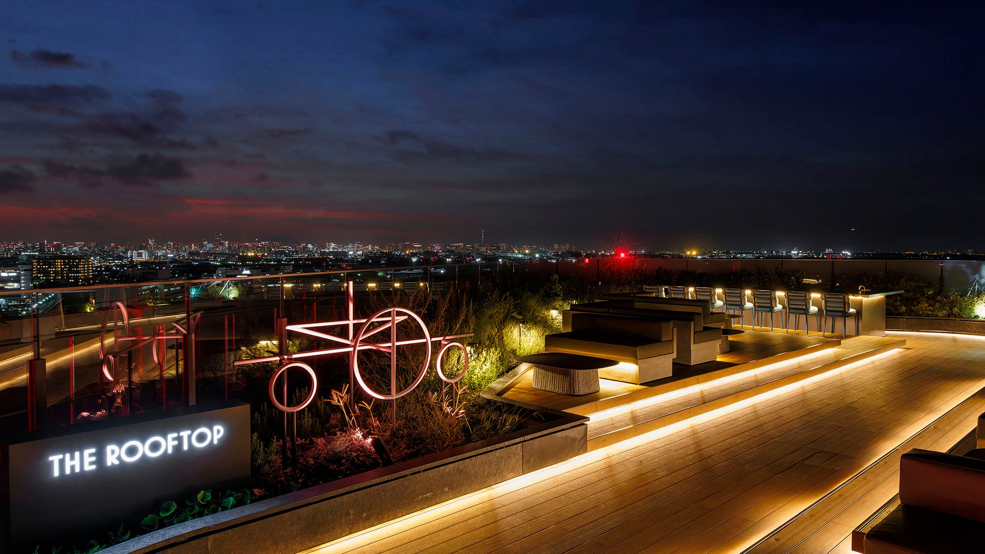 THE ROOF TOP night view