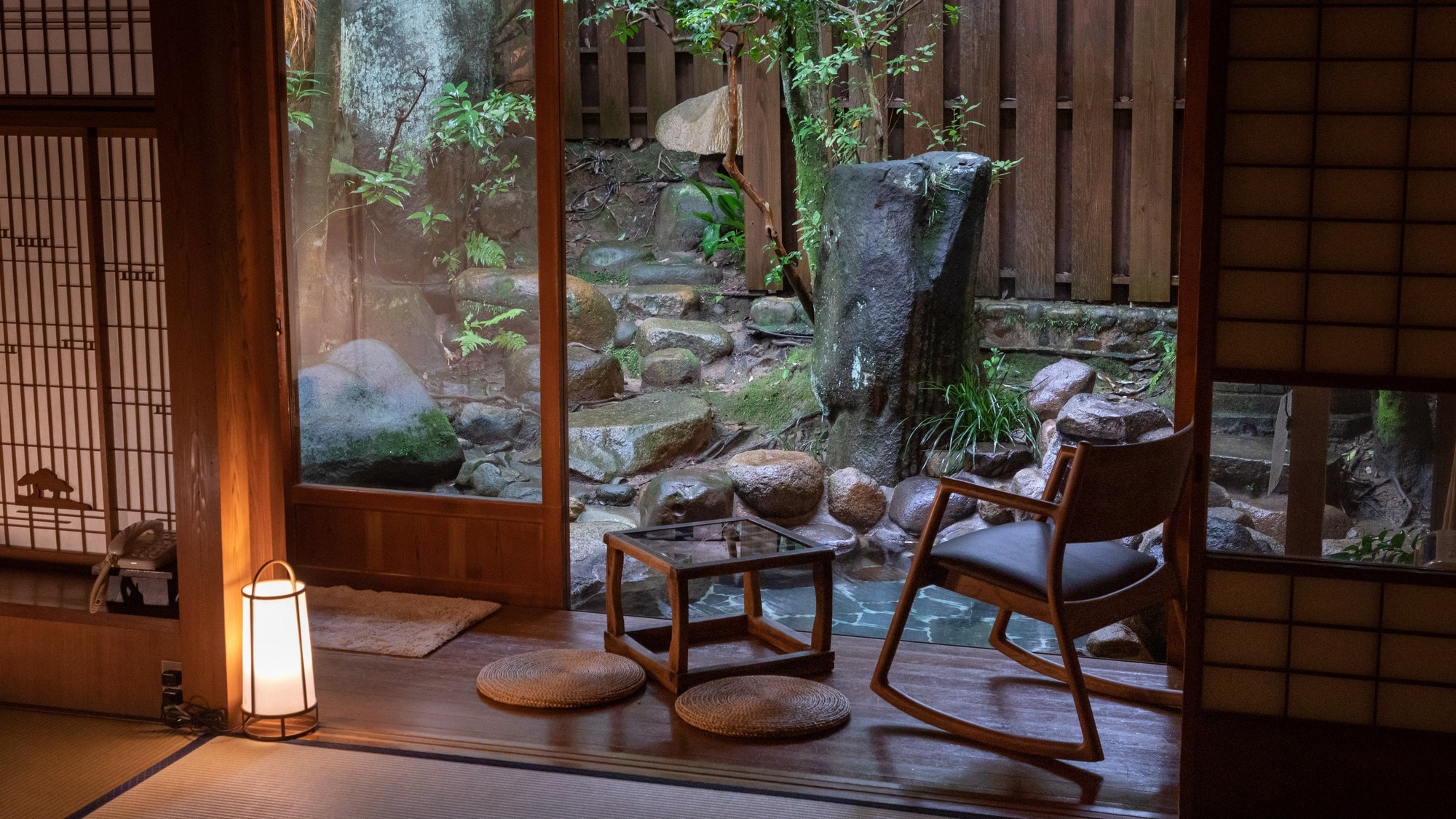 "Satsuki" guest room with an open-air bath with natural hot spring water