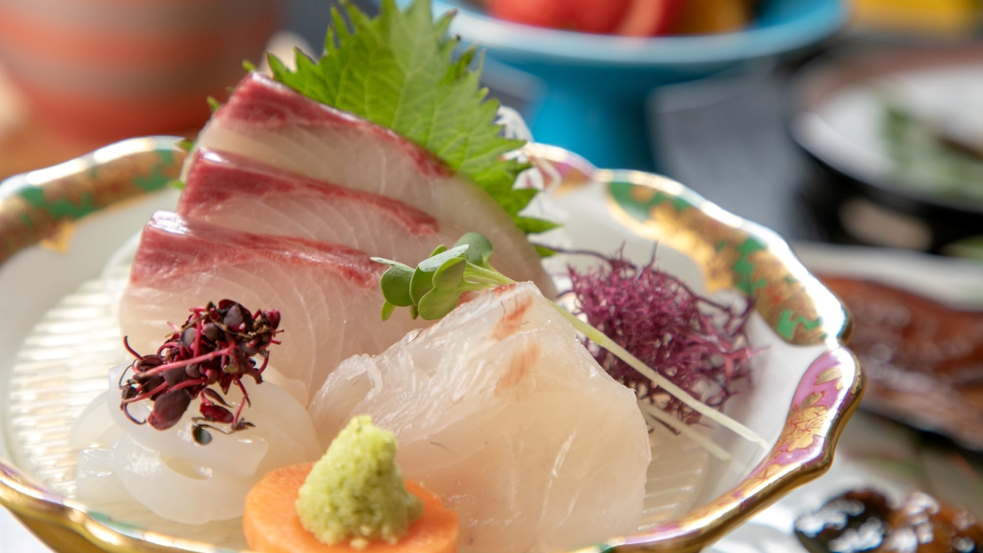 Một ví dụ về cá sashimi theo mùa