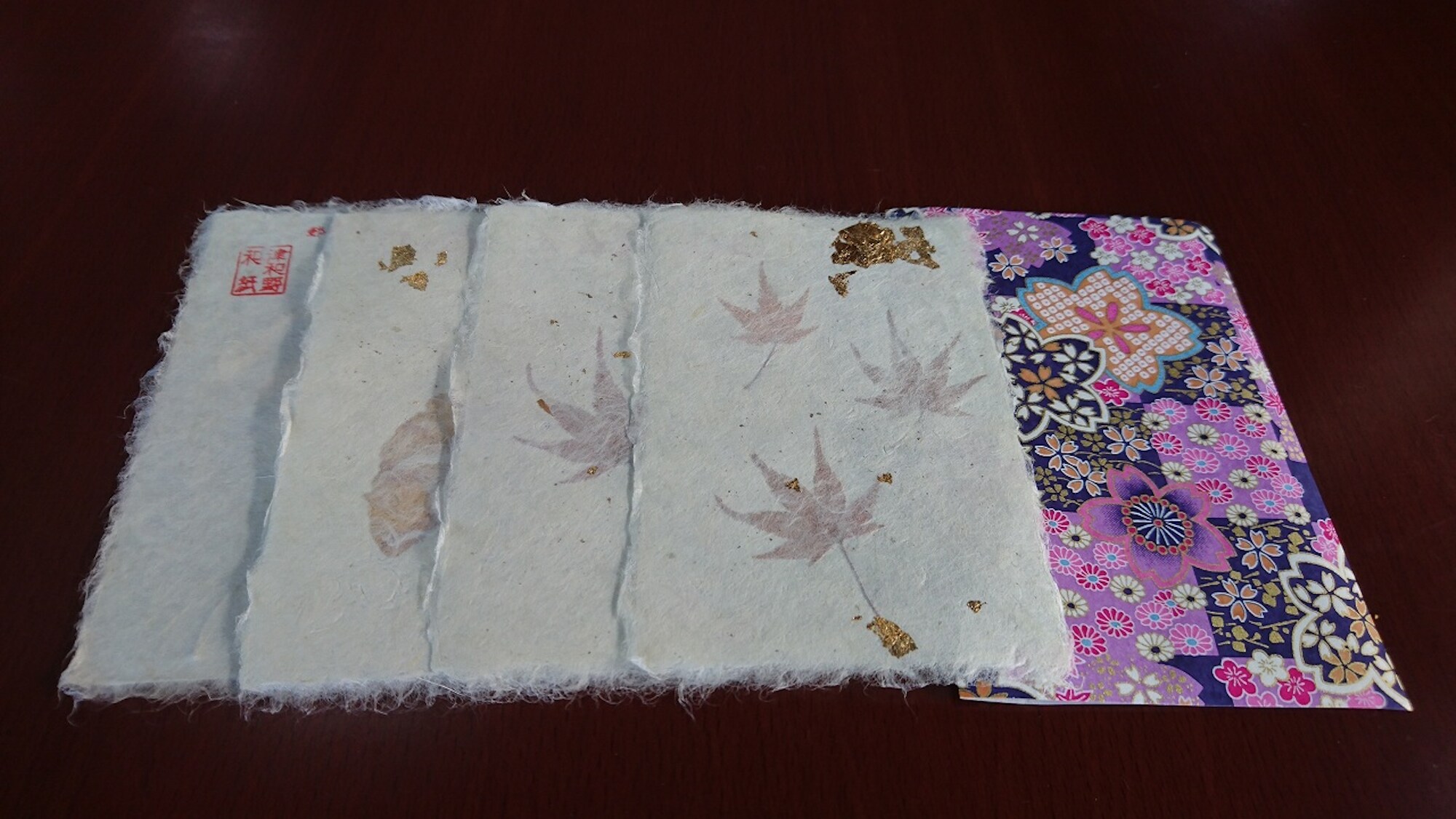 [Sharano-ki] Paper-making experience: postcards (example)