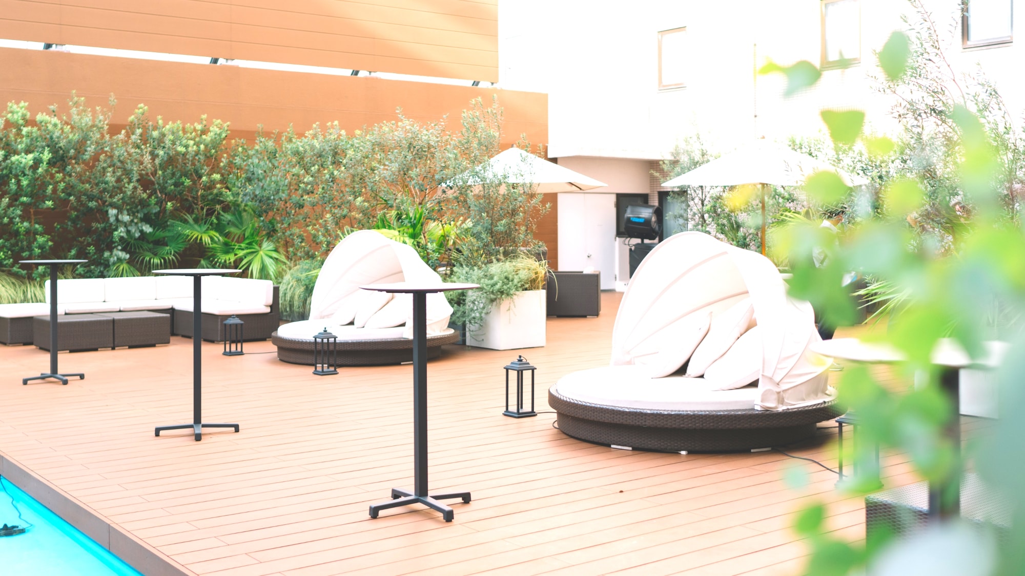 ◇ A resort space that you can enjoy right in front of Hakata Station! Executive garden for hotel guests only.