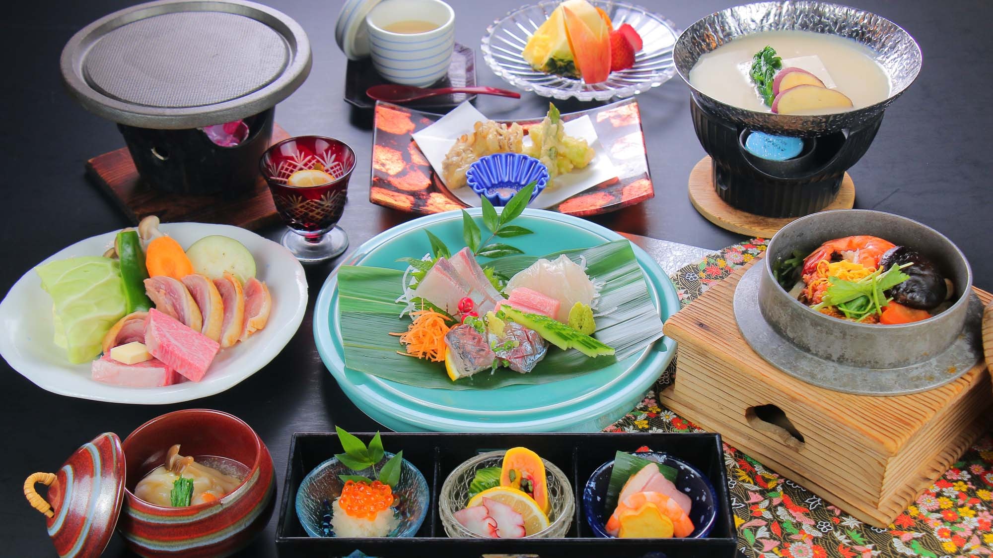 [Standard Go Kaiseki] This is Jubei's standard course, where each dish is carefully prepared.