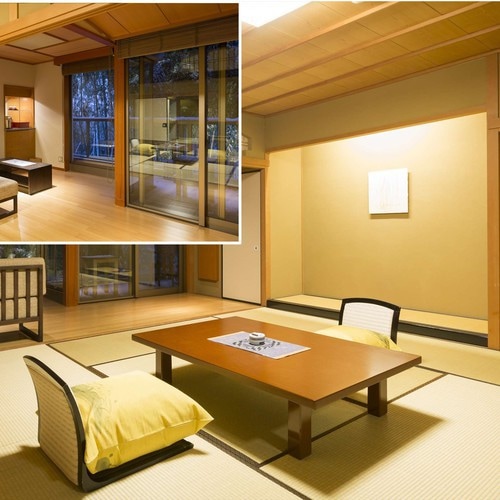 [Japanese-style room with terrace 12.5 tatami mats] With sofa or kotatsu