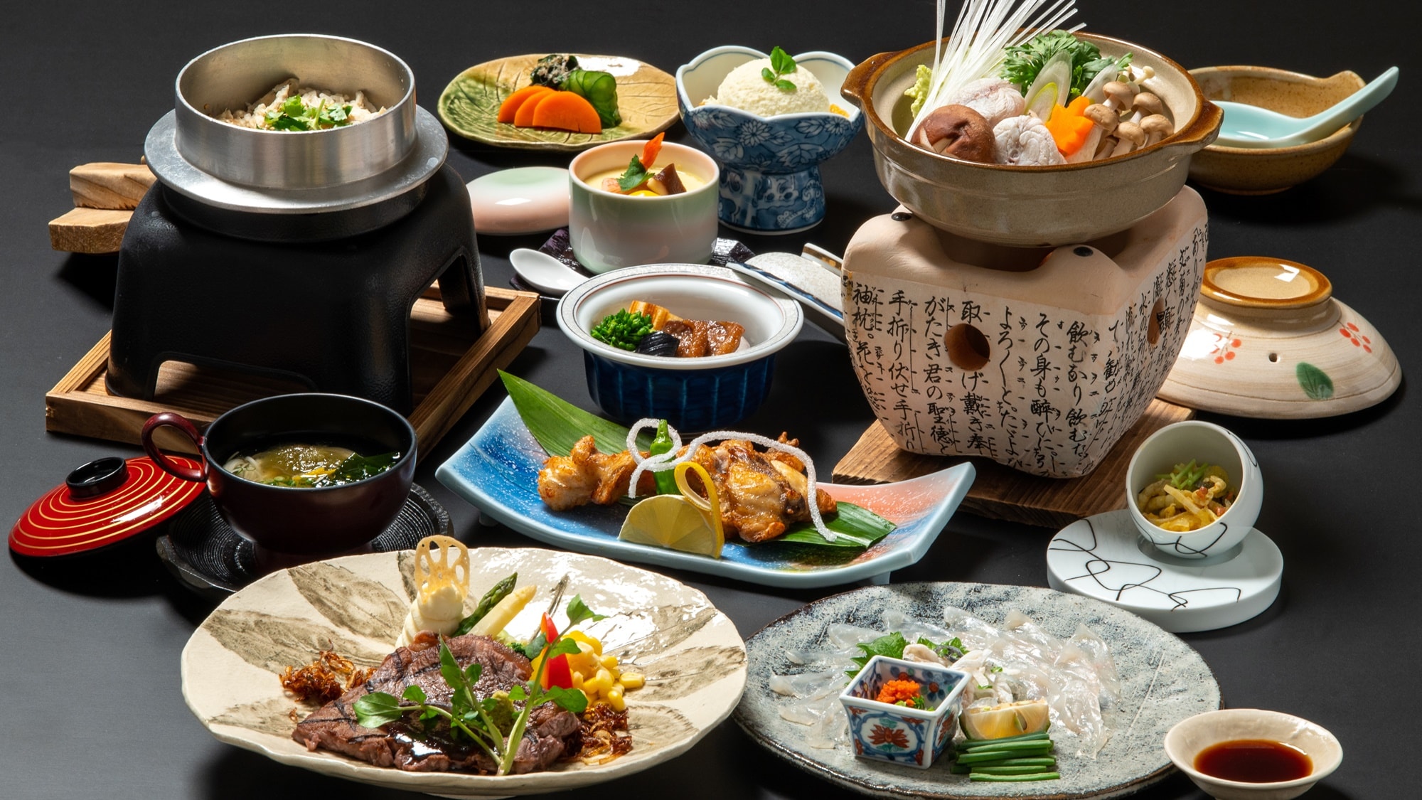 [Fuku×Thịt bò Wagyu] Kaiseki sang trọng, nơi bạn có thể thưởng thức thịt bò Torafuku và Wagyu!