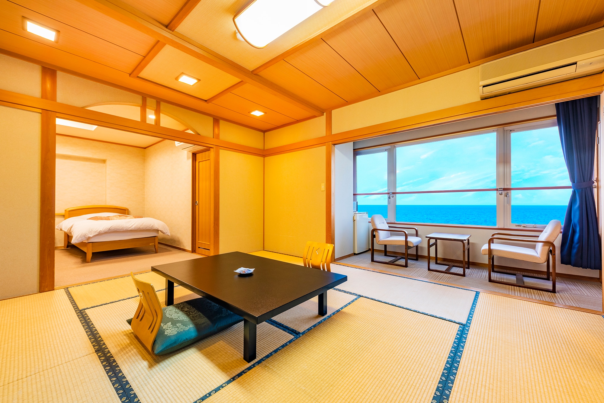 Japanese-Western style room with semi-open-air bath Sea side (non-smoking)