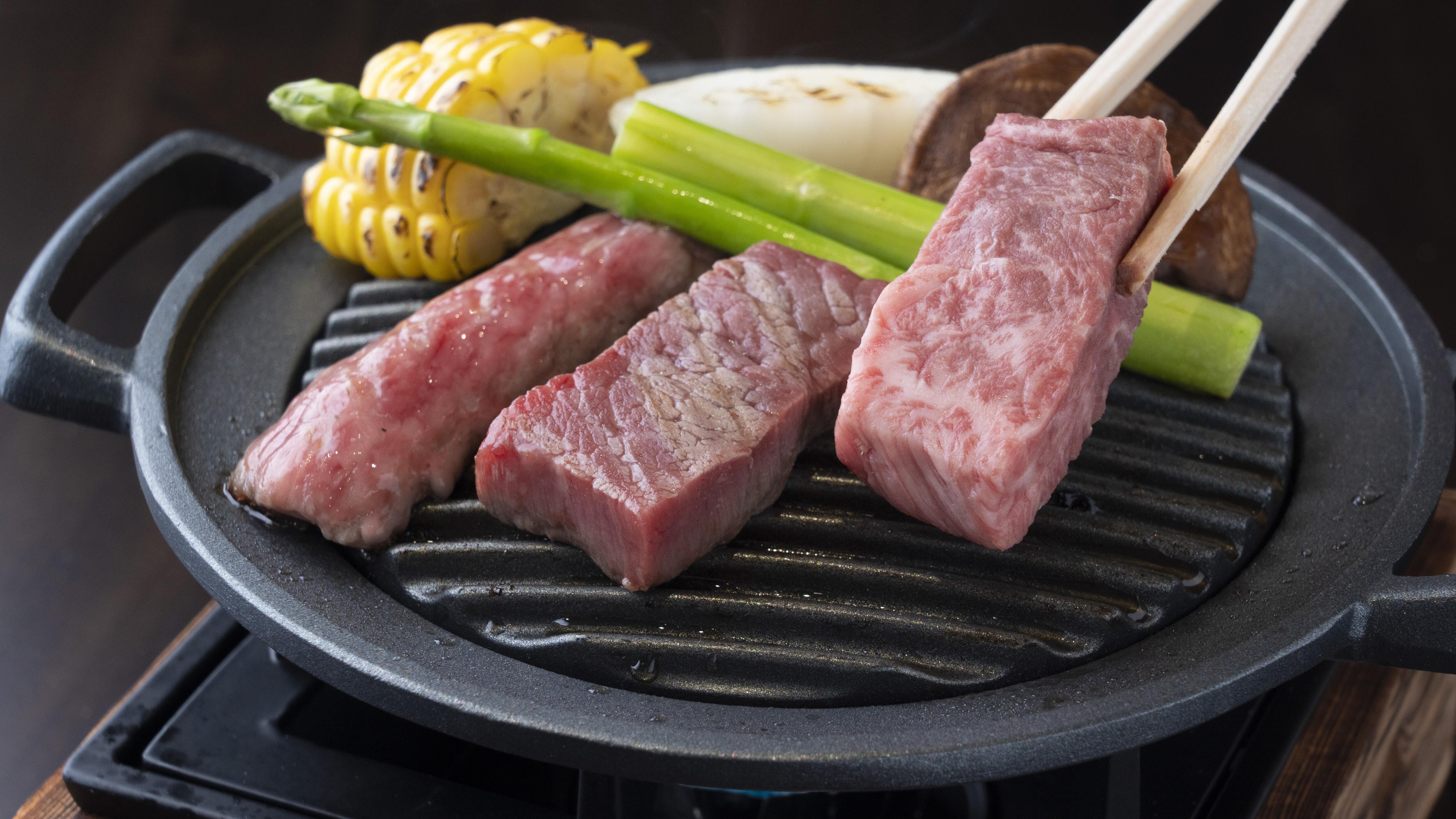 Hida beef teppanyaki