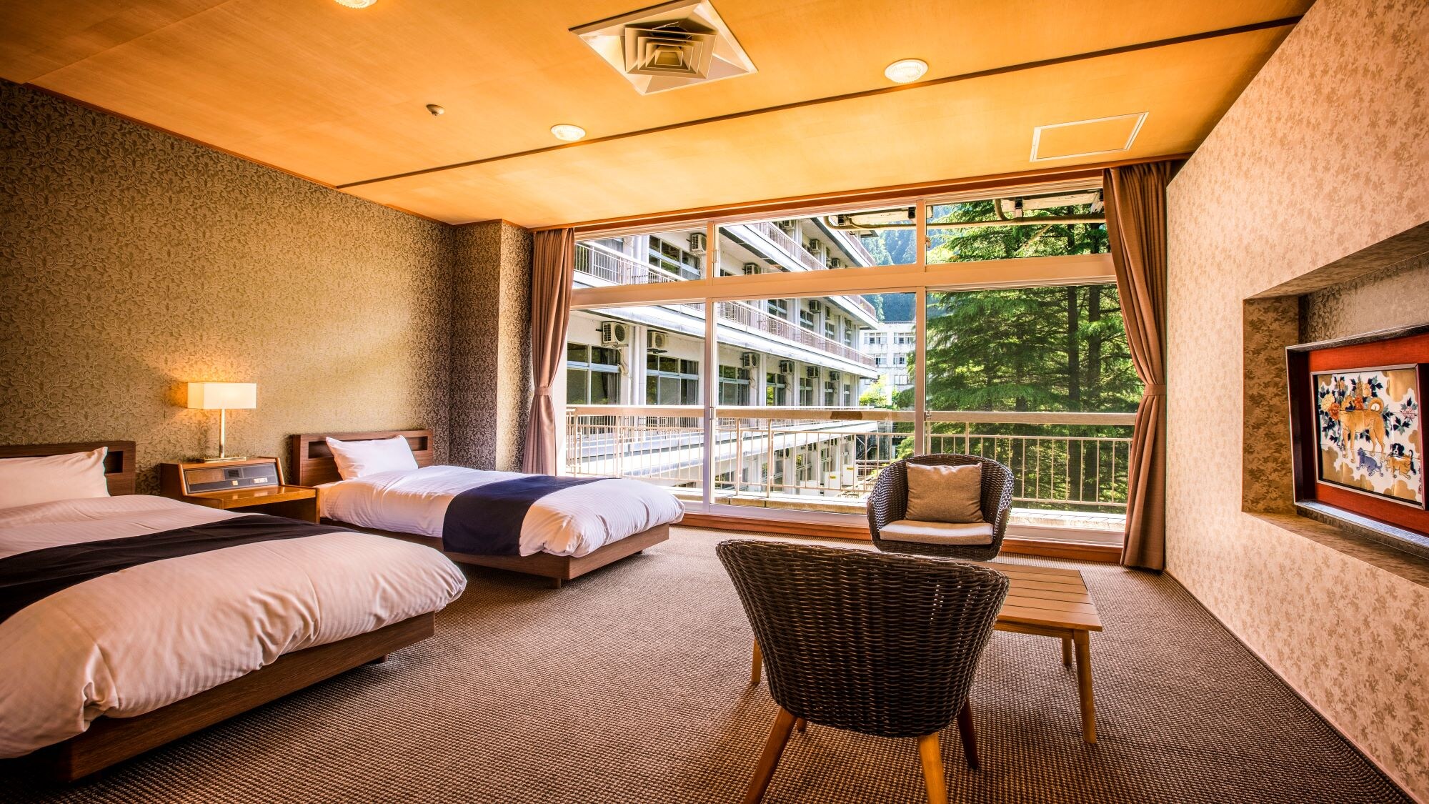 Standard Japanese-Western room *Example of a guest room