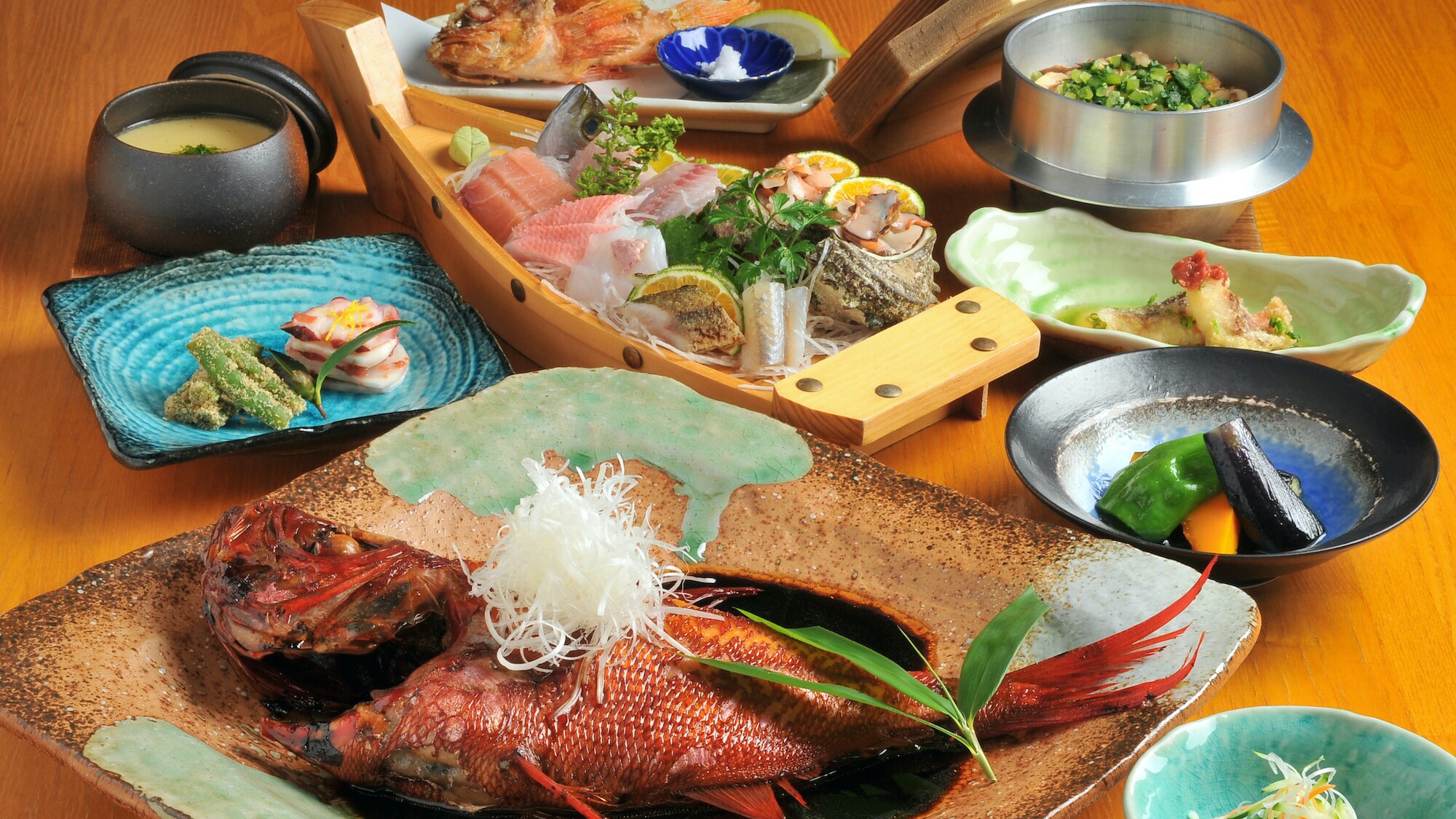 煮鯛魚套餐