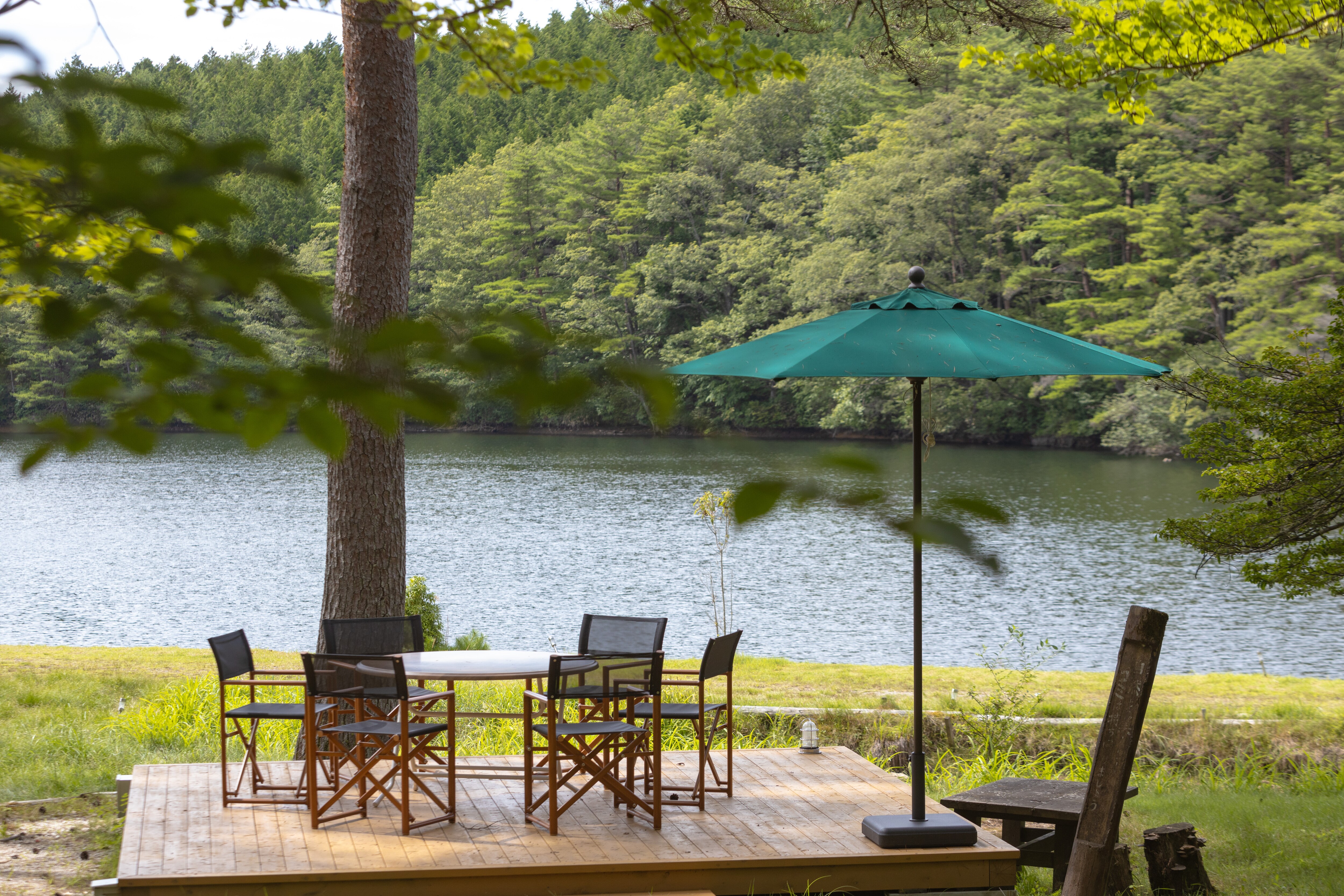 Bonfire Valley Wood Deck